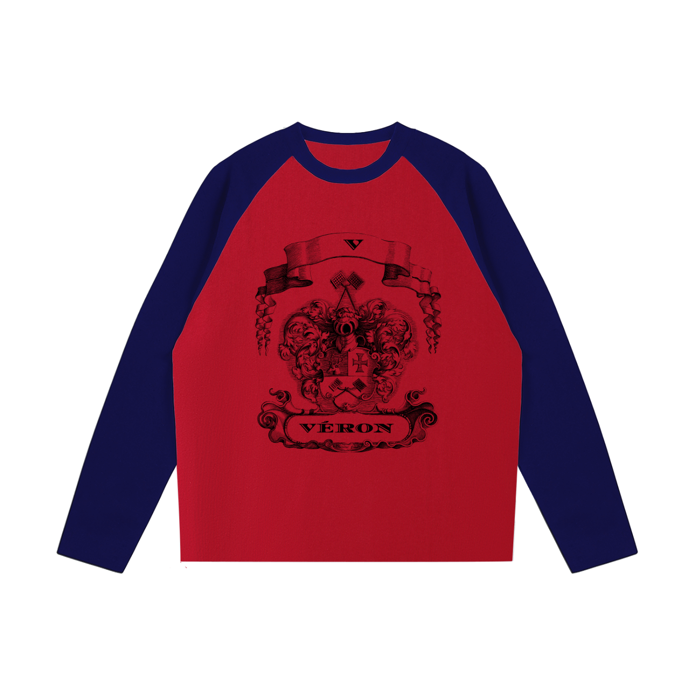 VÉRON Le PADRE long sleeve unisex T-shirt premium streetwear front