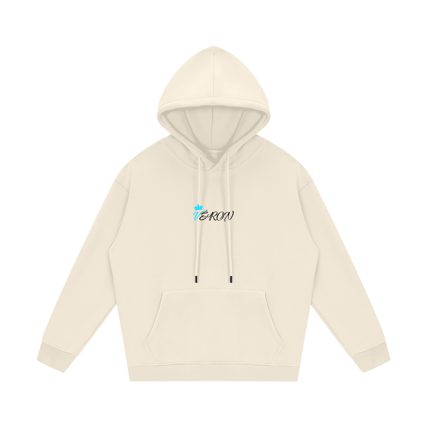 VÉRON ultra premium hoodie styled with casual streetwear outfit.