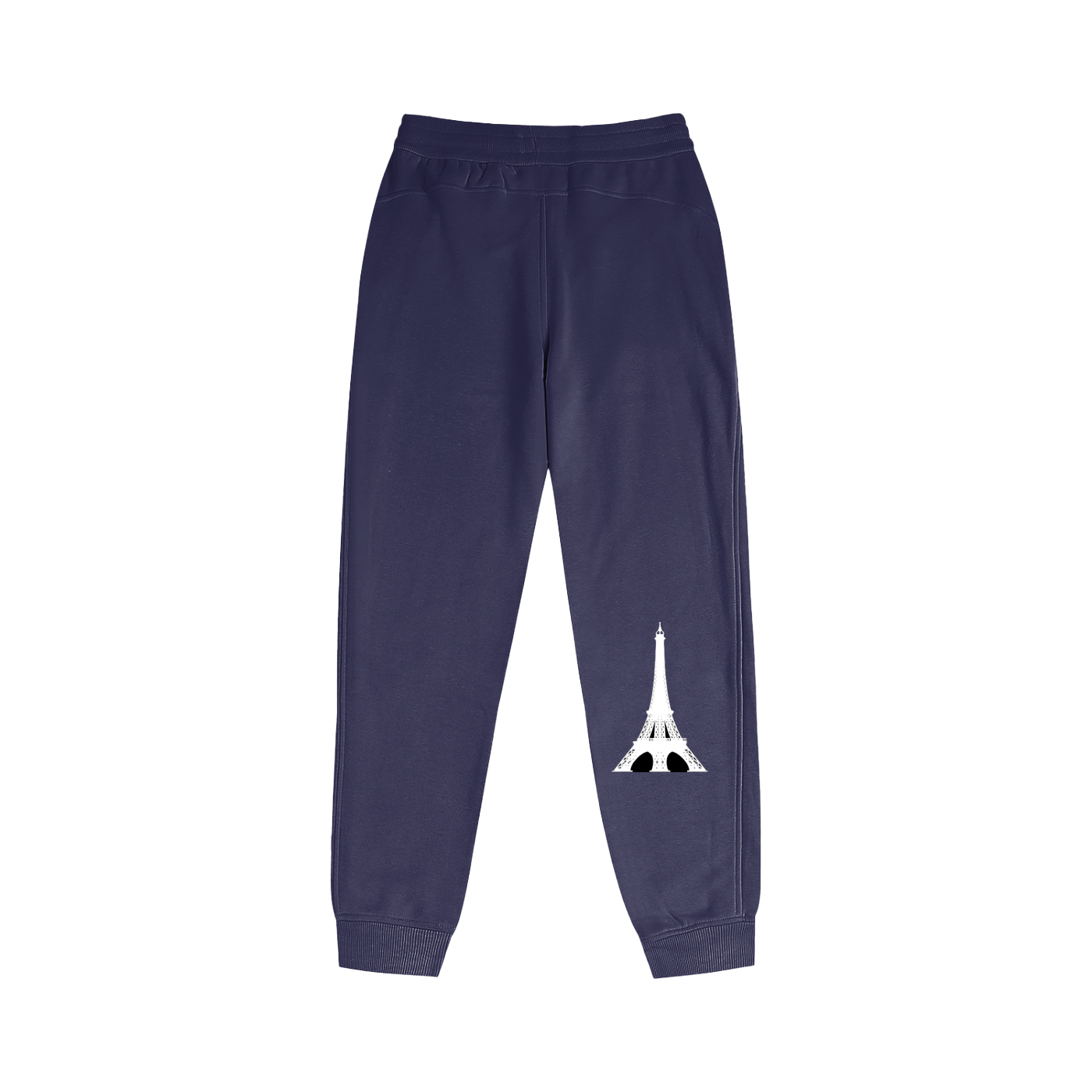 Rear view of Paris-inspired VÉRON joggers showcasing perfect fit 1.
