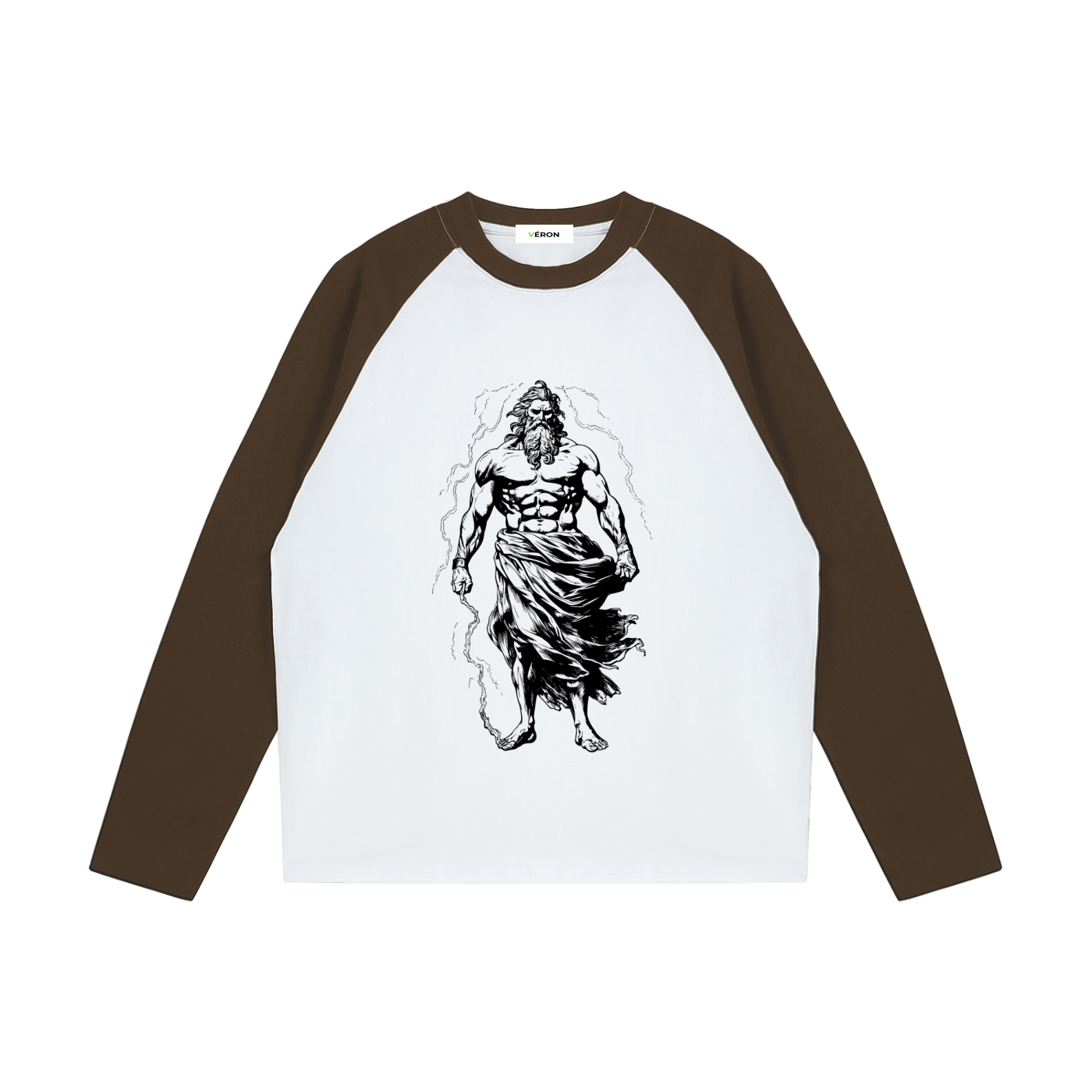 Black ZEUS luxury shirt unisex fashion VÉRON 5