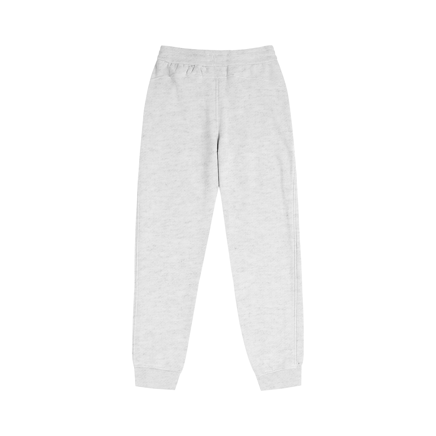 Gray sweatpants on a white background