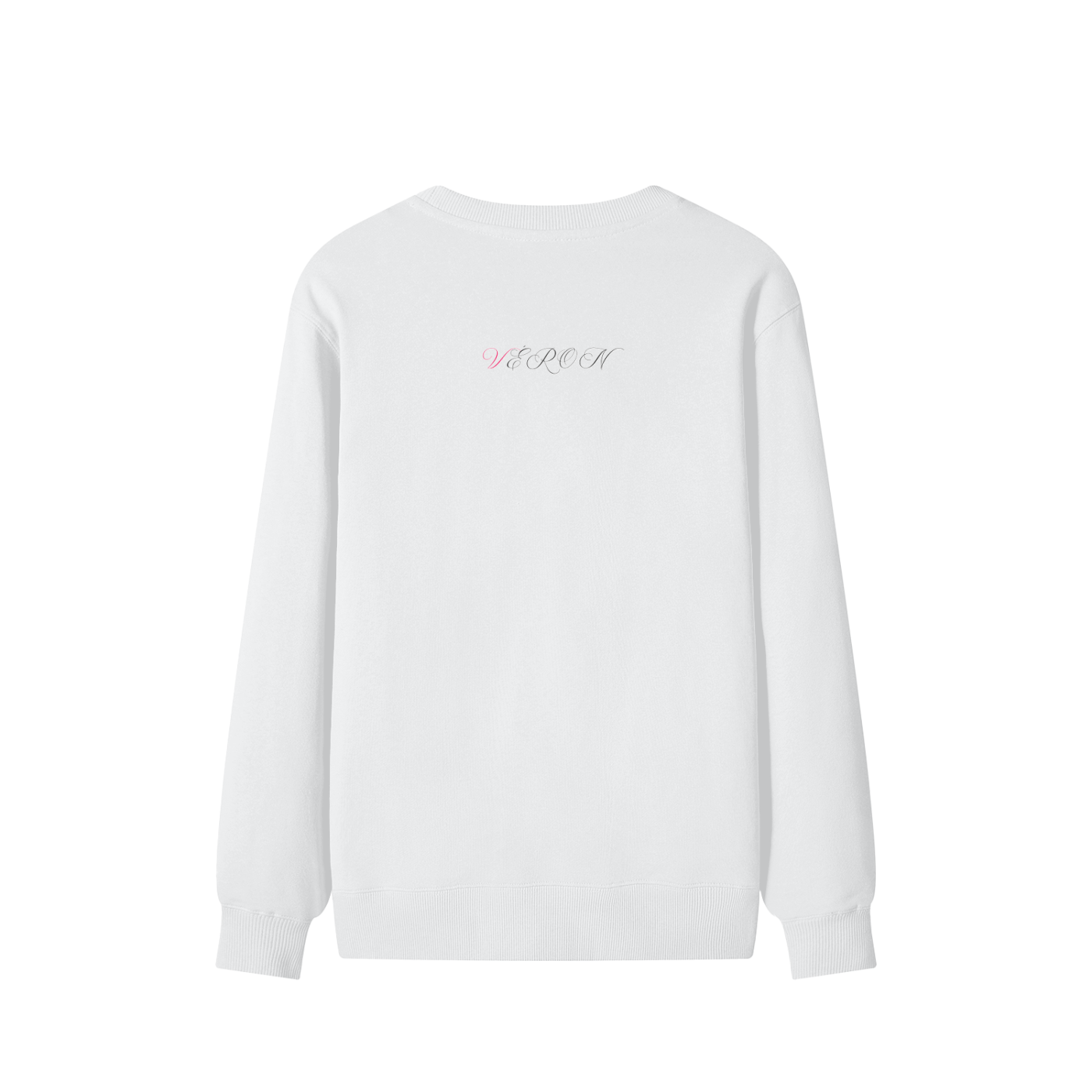 VÉRON Unisex Premium Sweater back view.