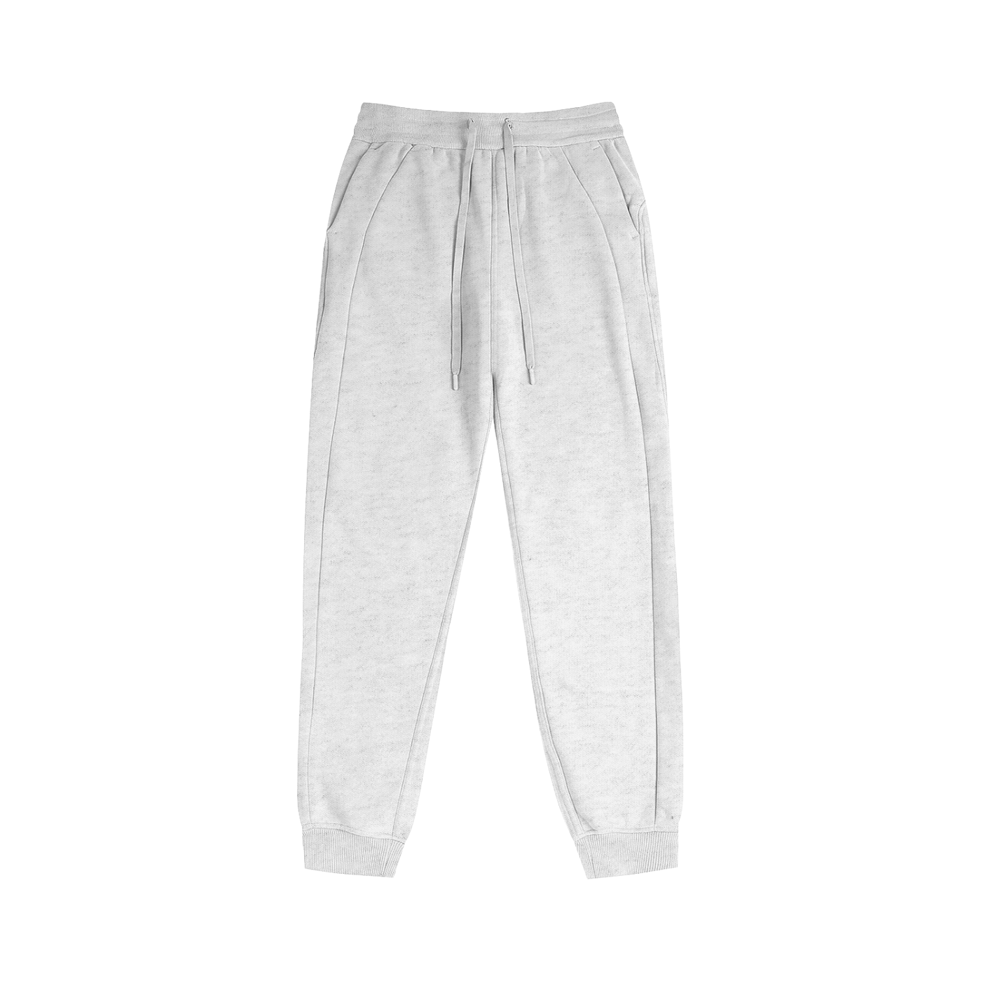 Gray sweatpants on a white background