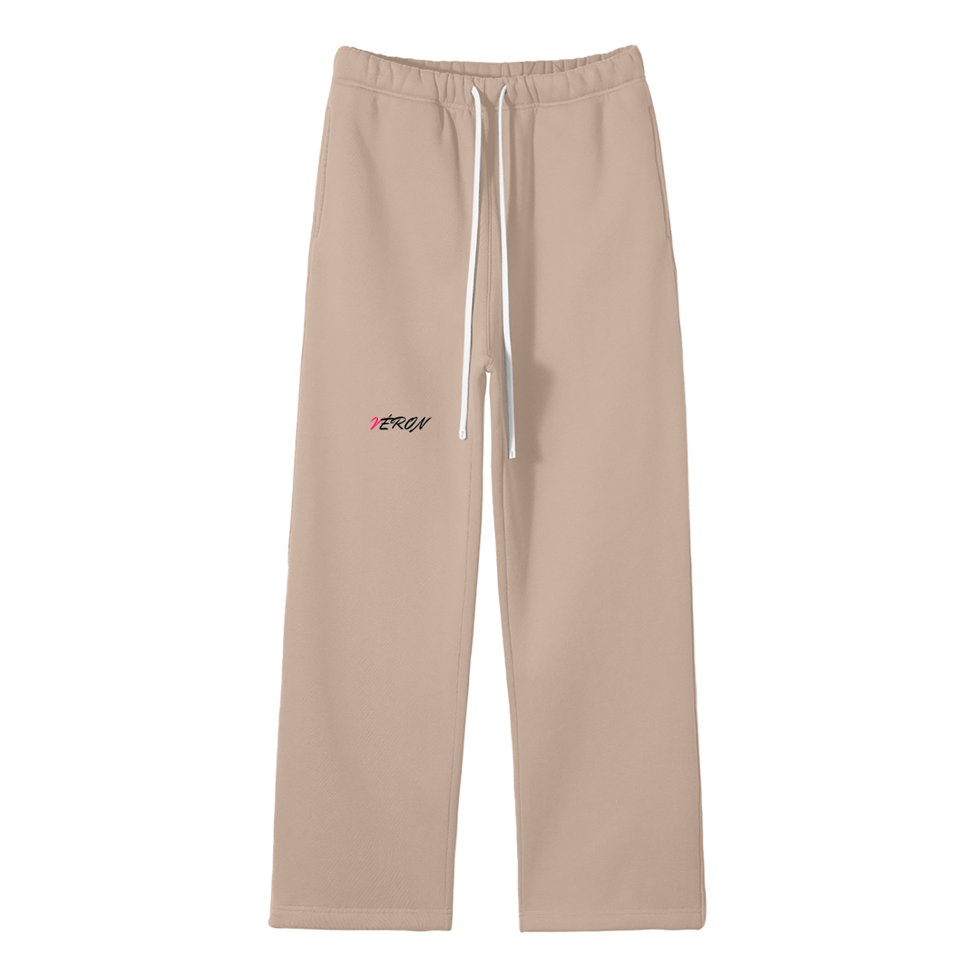VÉRON Rue Royale Unisex Sweatpants front view with heavyweight fabric 1.