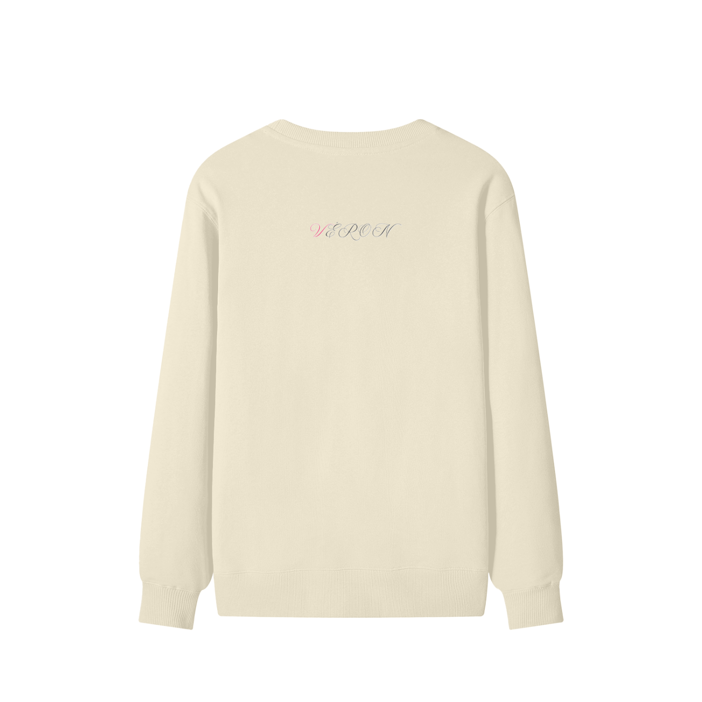 VÉRON Unisex Premium Sweater back view.