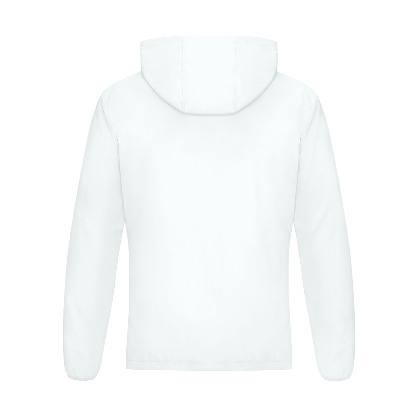 White jacket on a white background