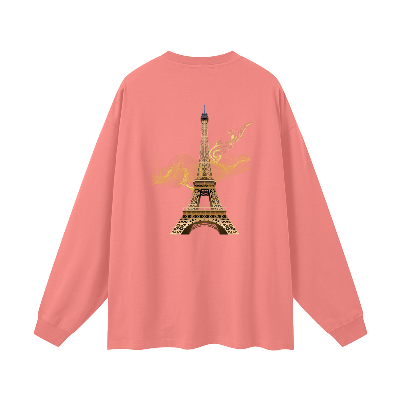 "Designer oversized gold Paris long sleeve shirt VÉRON" 11