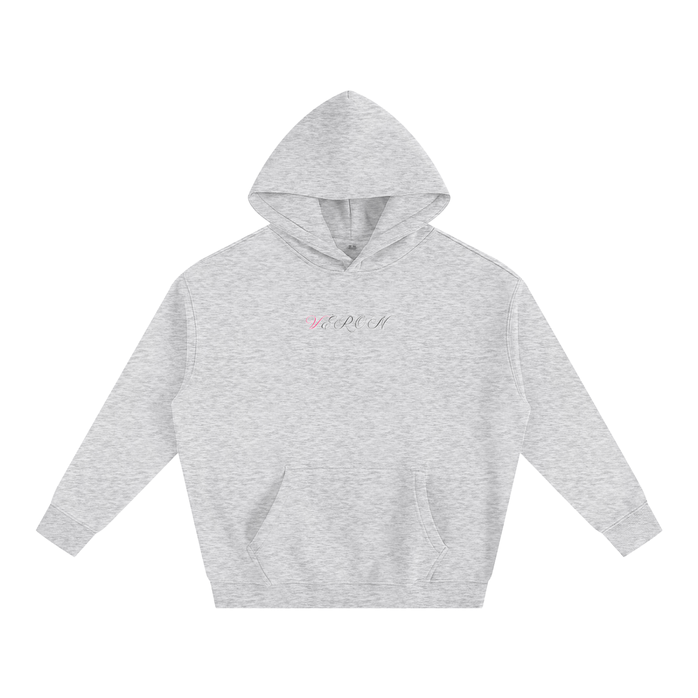 VÉRON hoodie displayed folded to show fabric quality and stitching.