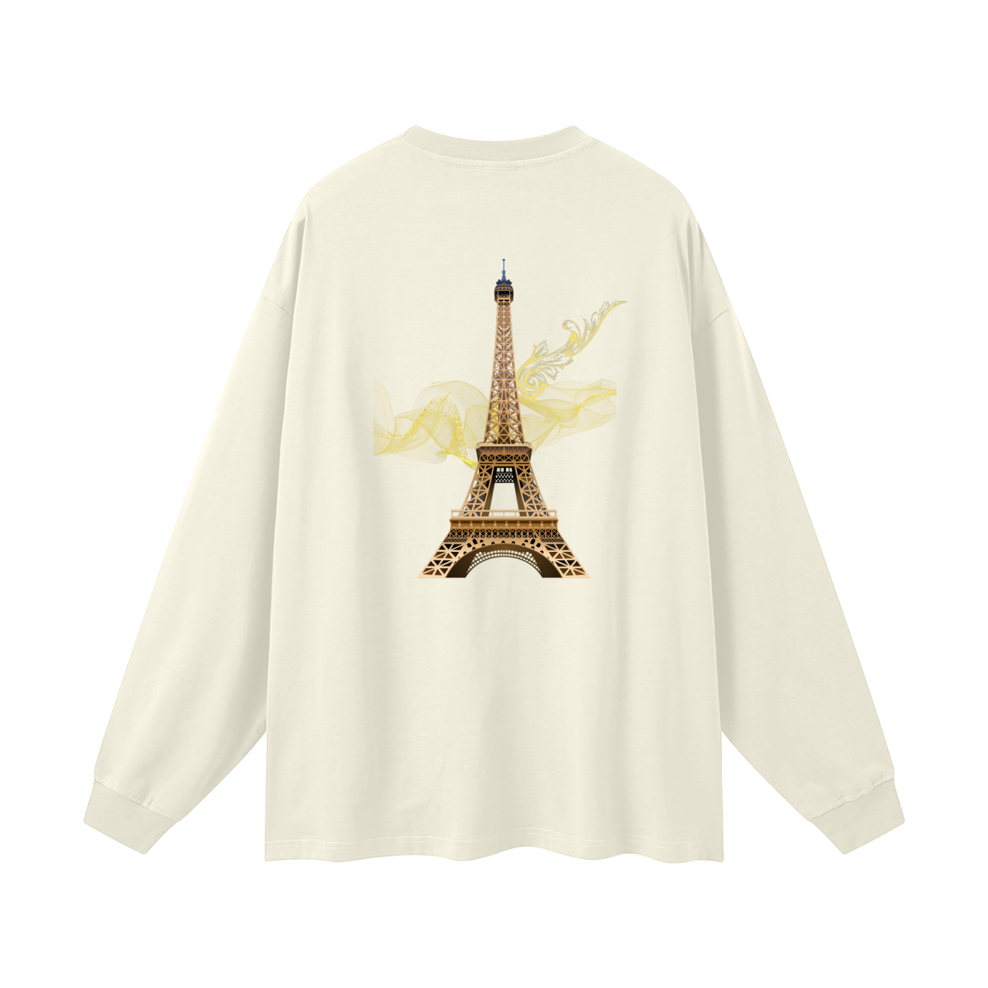"Designer oversized gold Paris long sleeve shirt VÉRON" 12