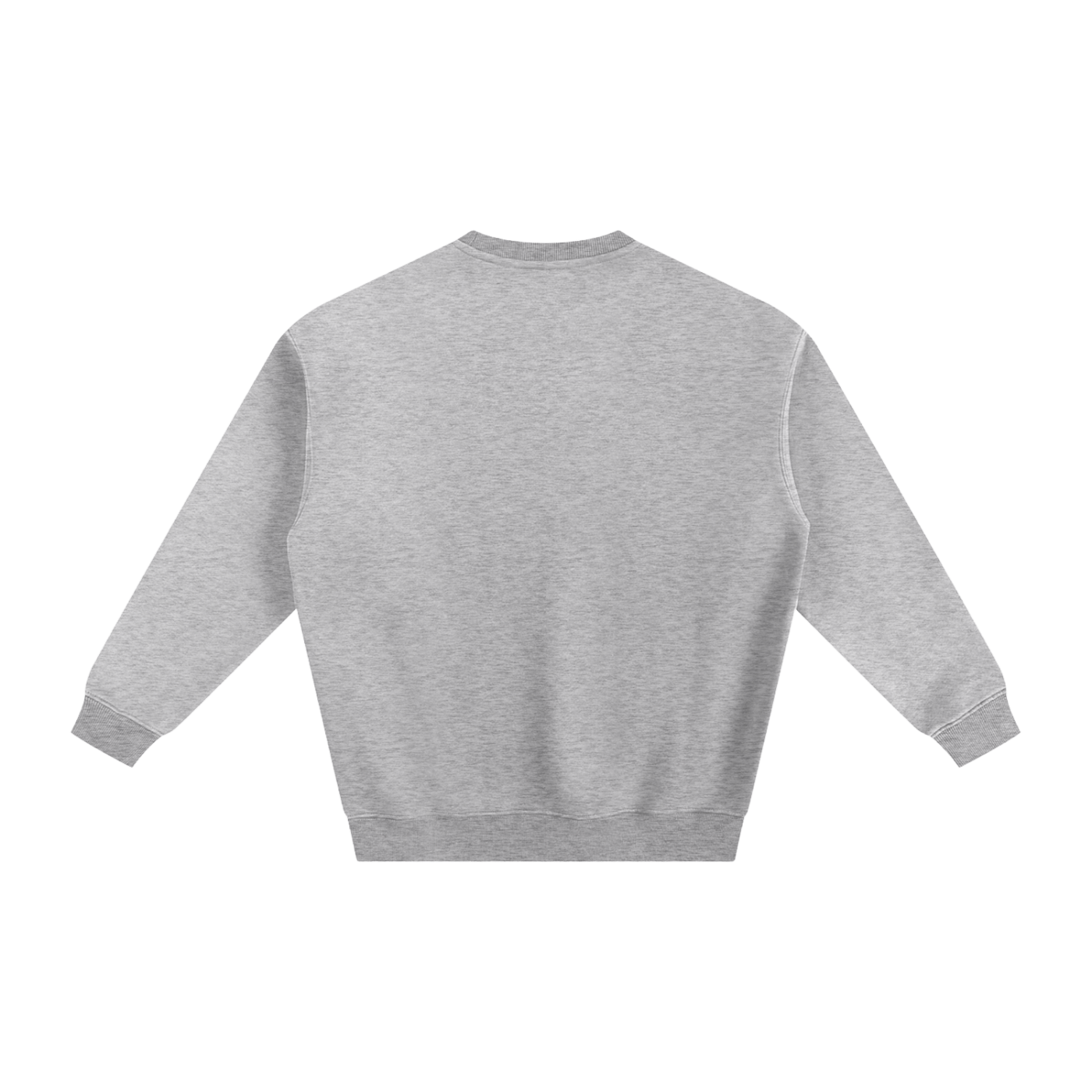Gray sweatshirt on a white background