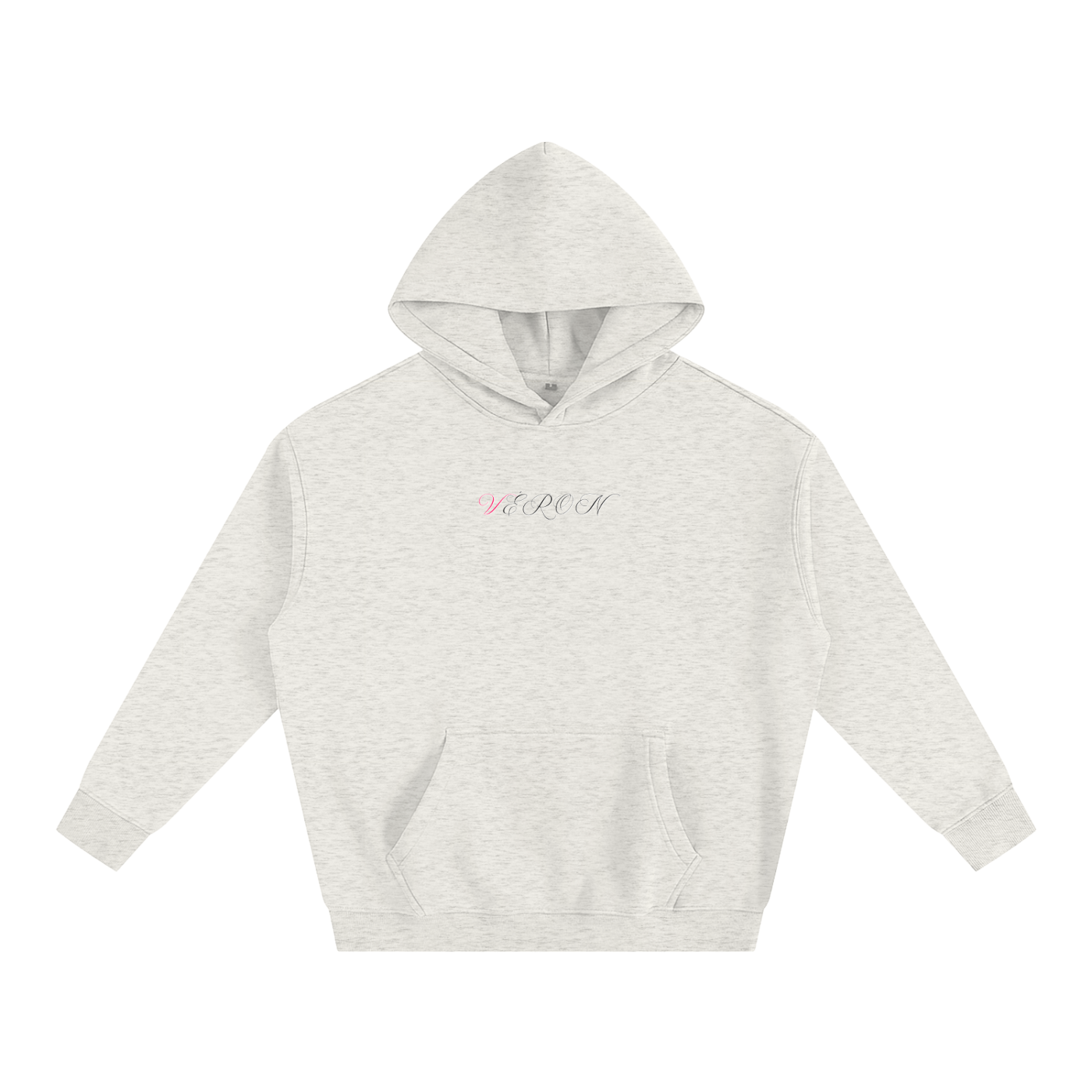 VÉRON La Liberté oversized hoodie in urban setting.
