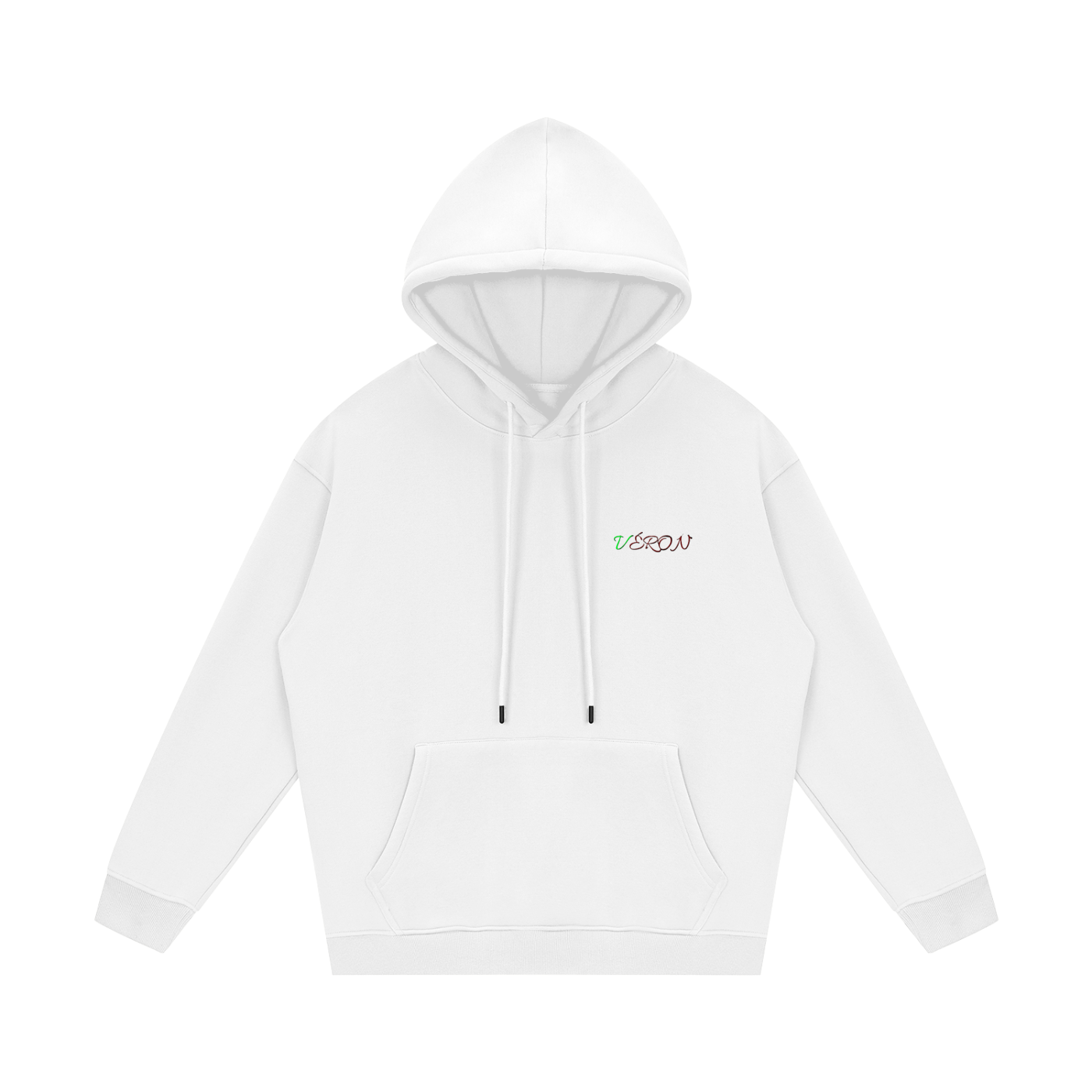VERON White hoodie on white background