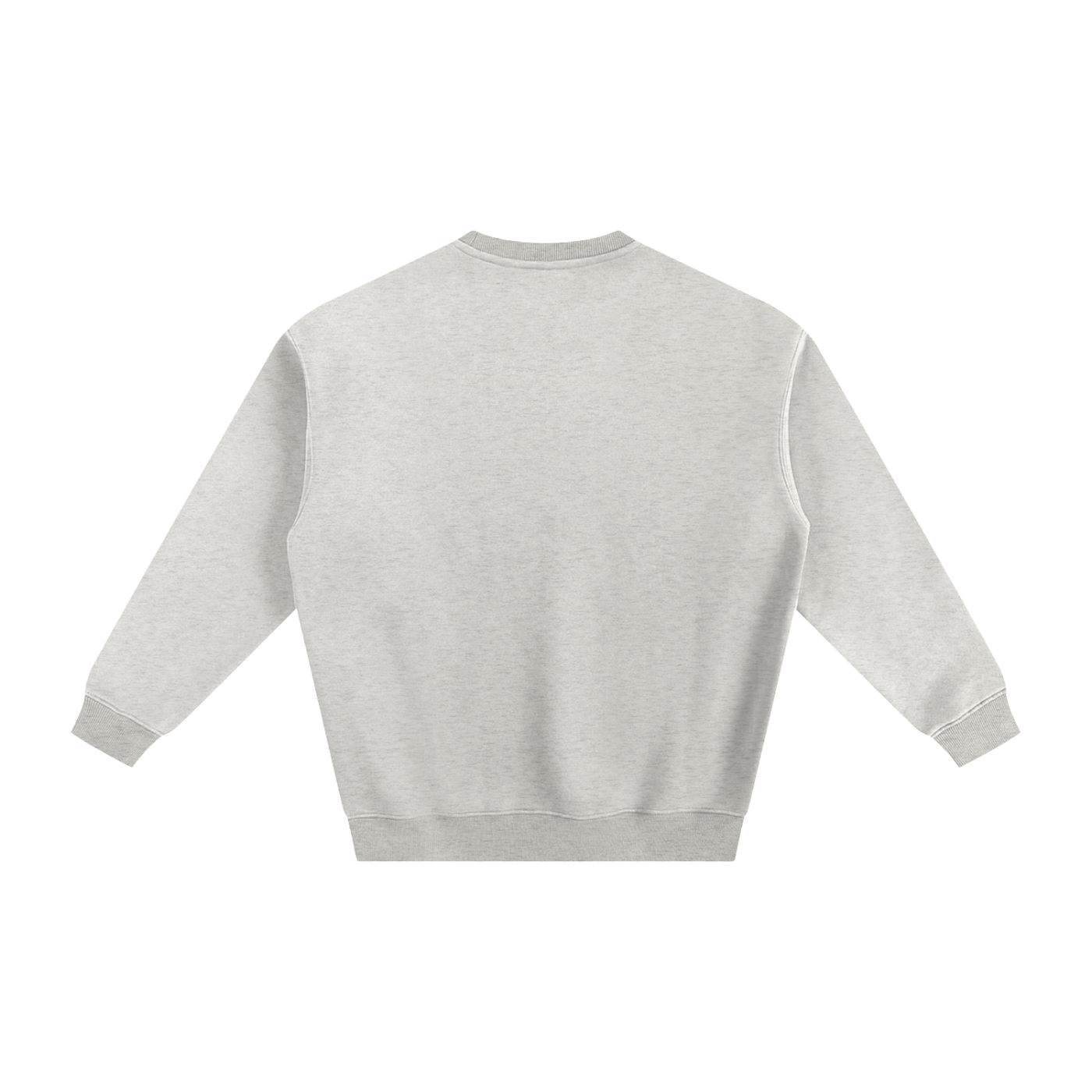 Gray sweatshirt on a white background