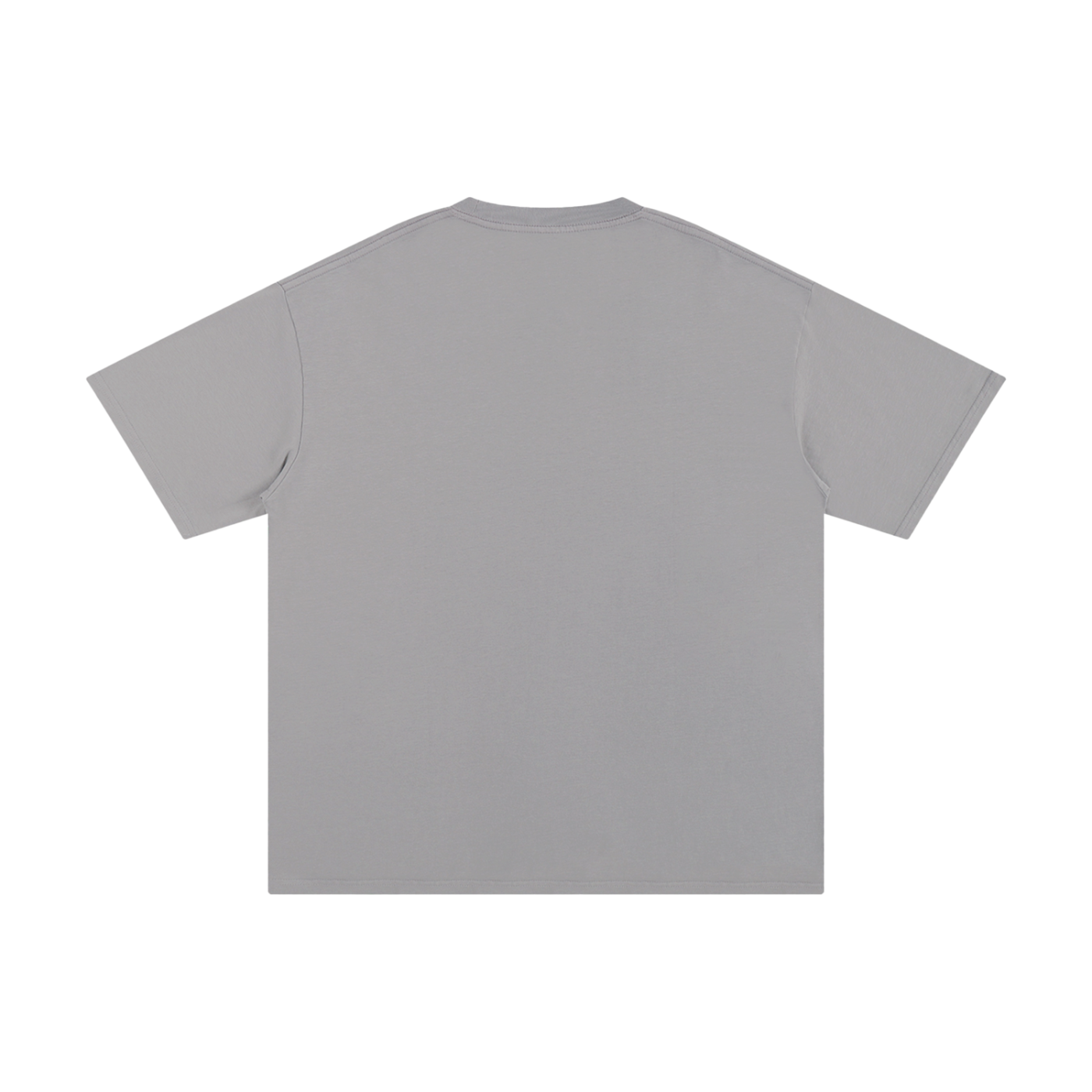 Plain gray t-shirt on a white background