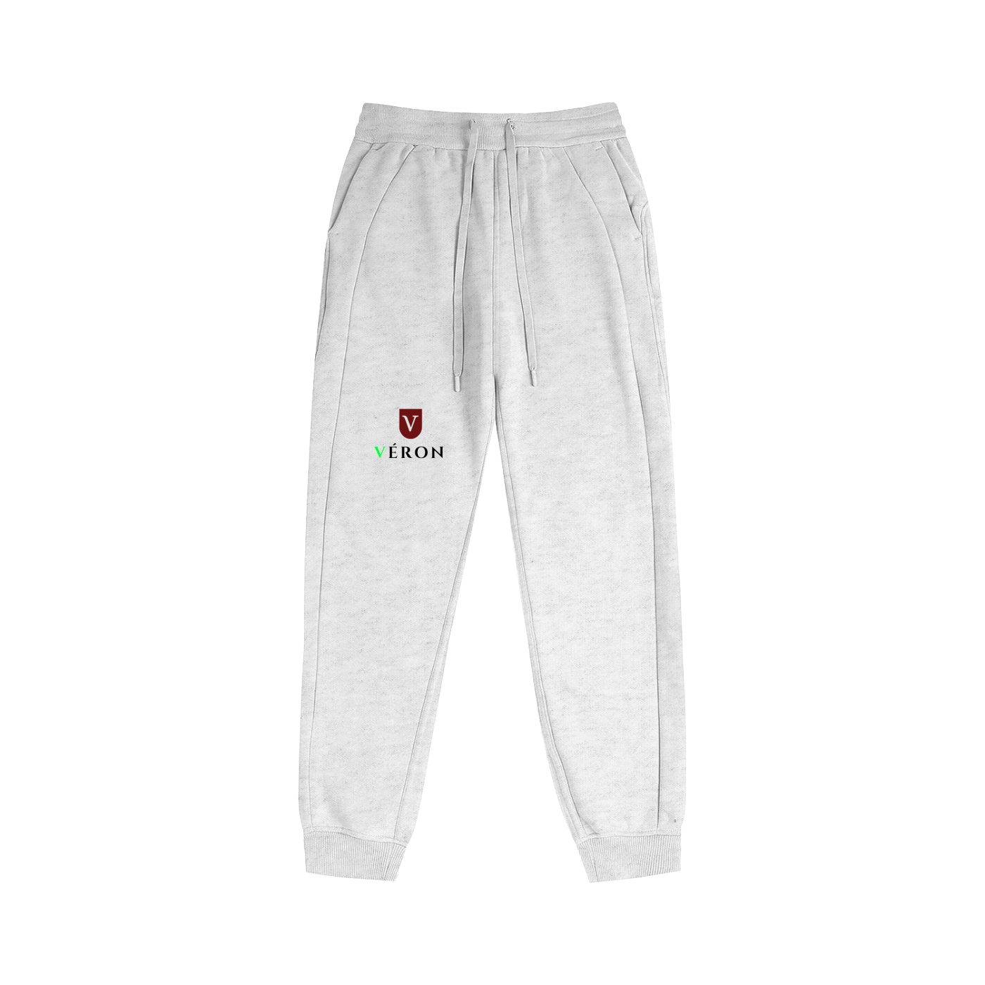 VÉRON Medeline women's fitted joggers with half-zip ankles 1.