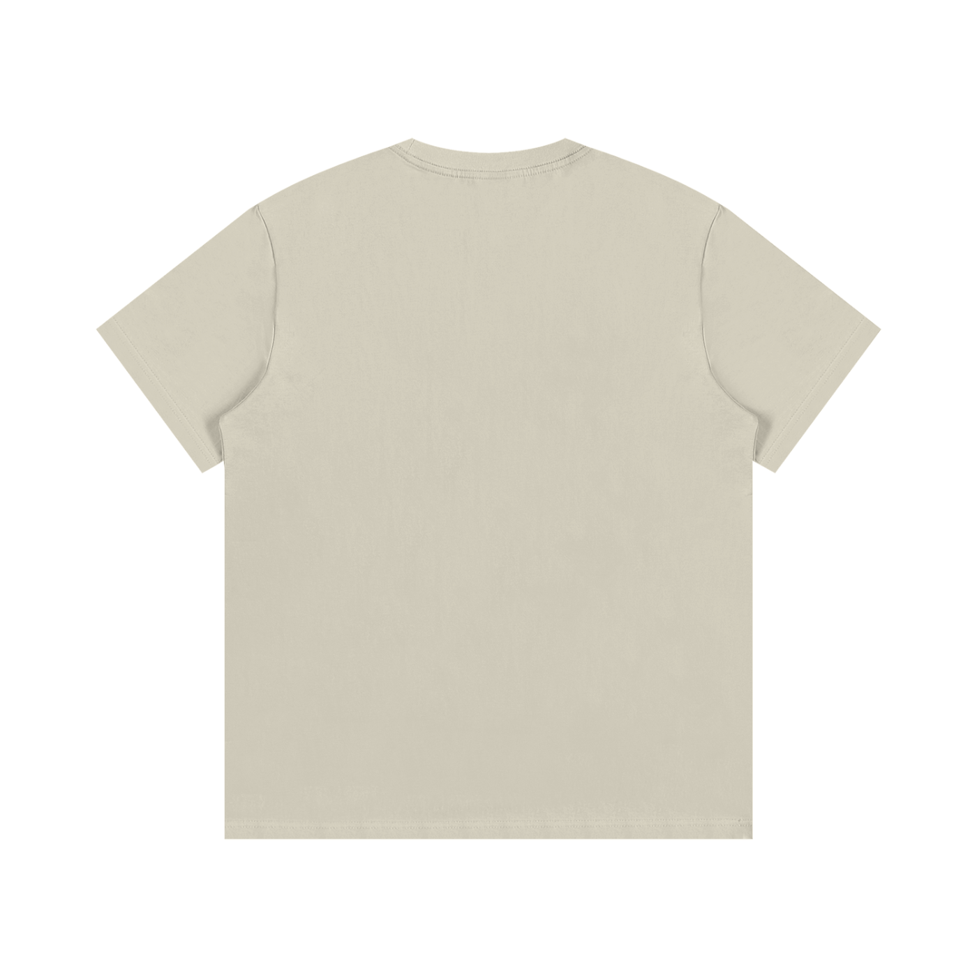 Back view of VÉRON Mona Lisa Premium tee showing cut and stitch.