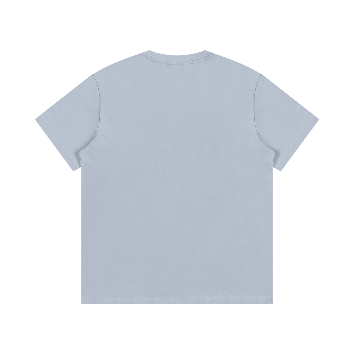 Light blue t-shirt on a white background