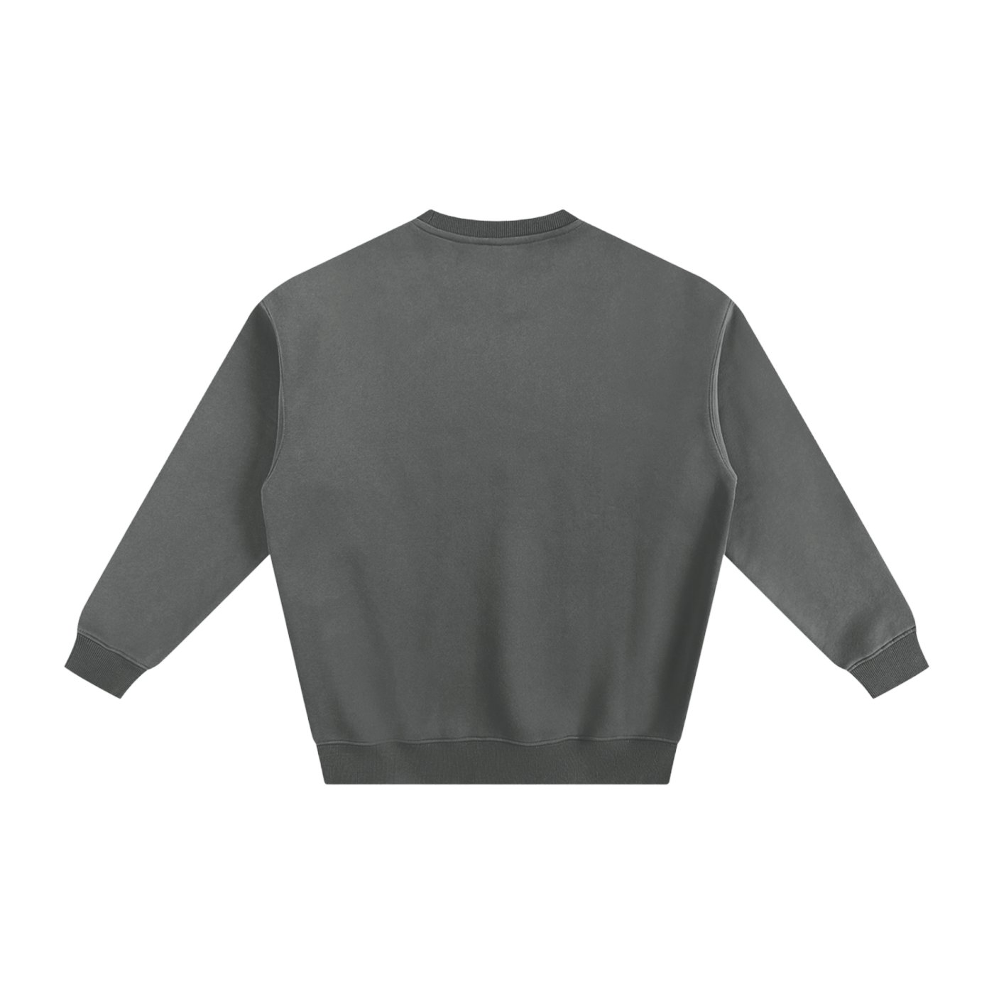 Gray sweatshirt on a white background