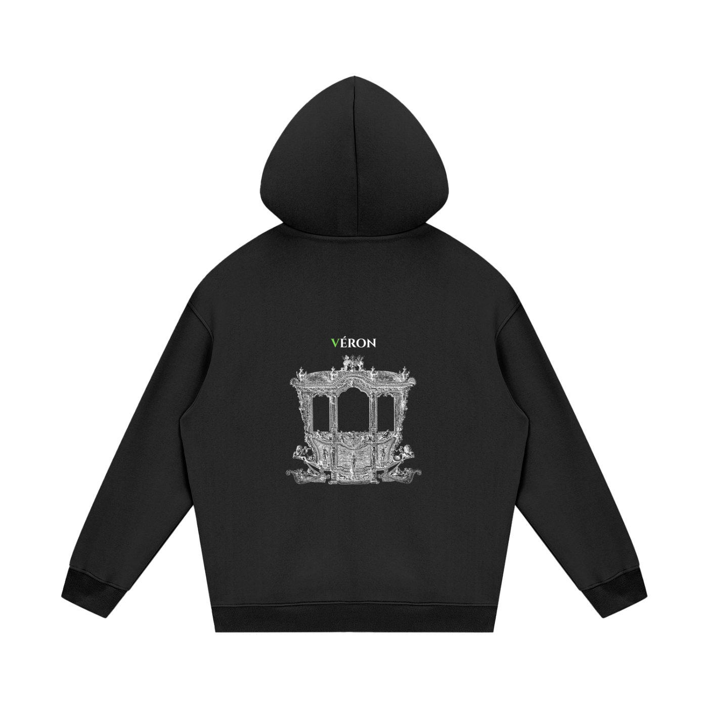 Model styling VÉRON Élixir Cristal streetwear hoodie urban fashion 5