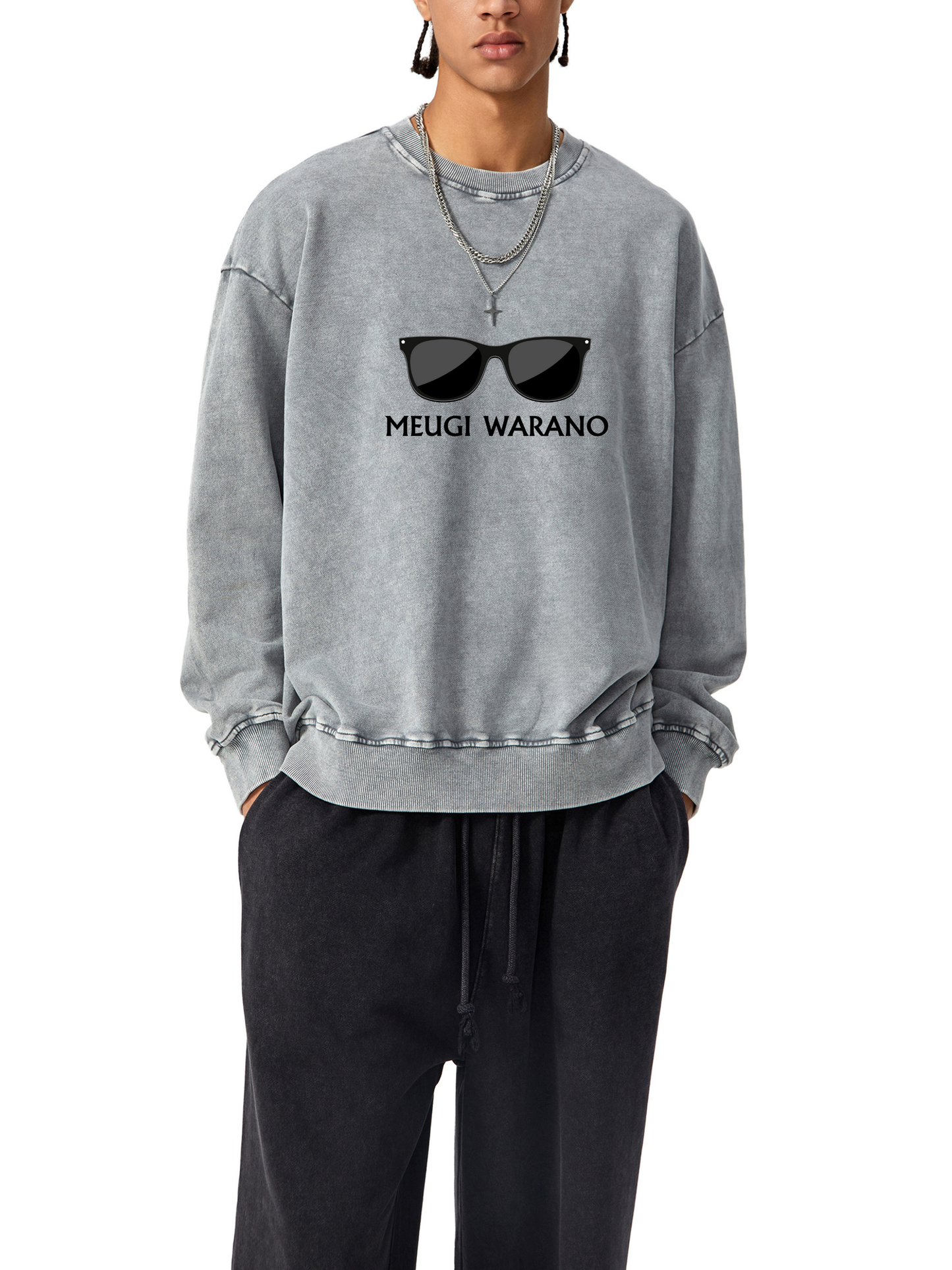 VÉRON MEUGI WARANO Washed Heavyweight Sweater 1