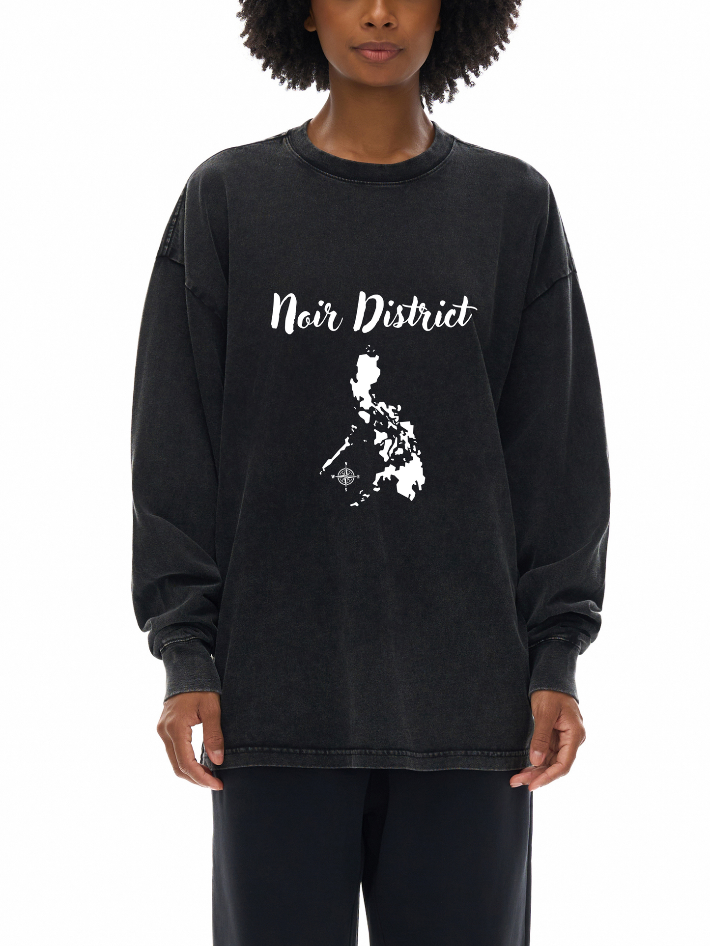 Noir District washed streetwear shirt men and women 6