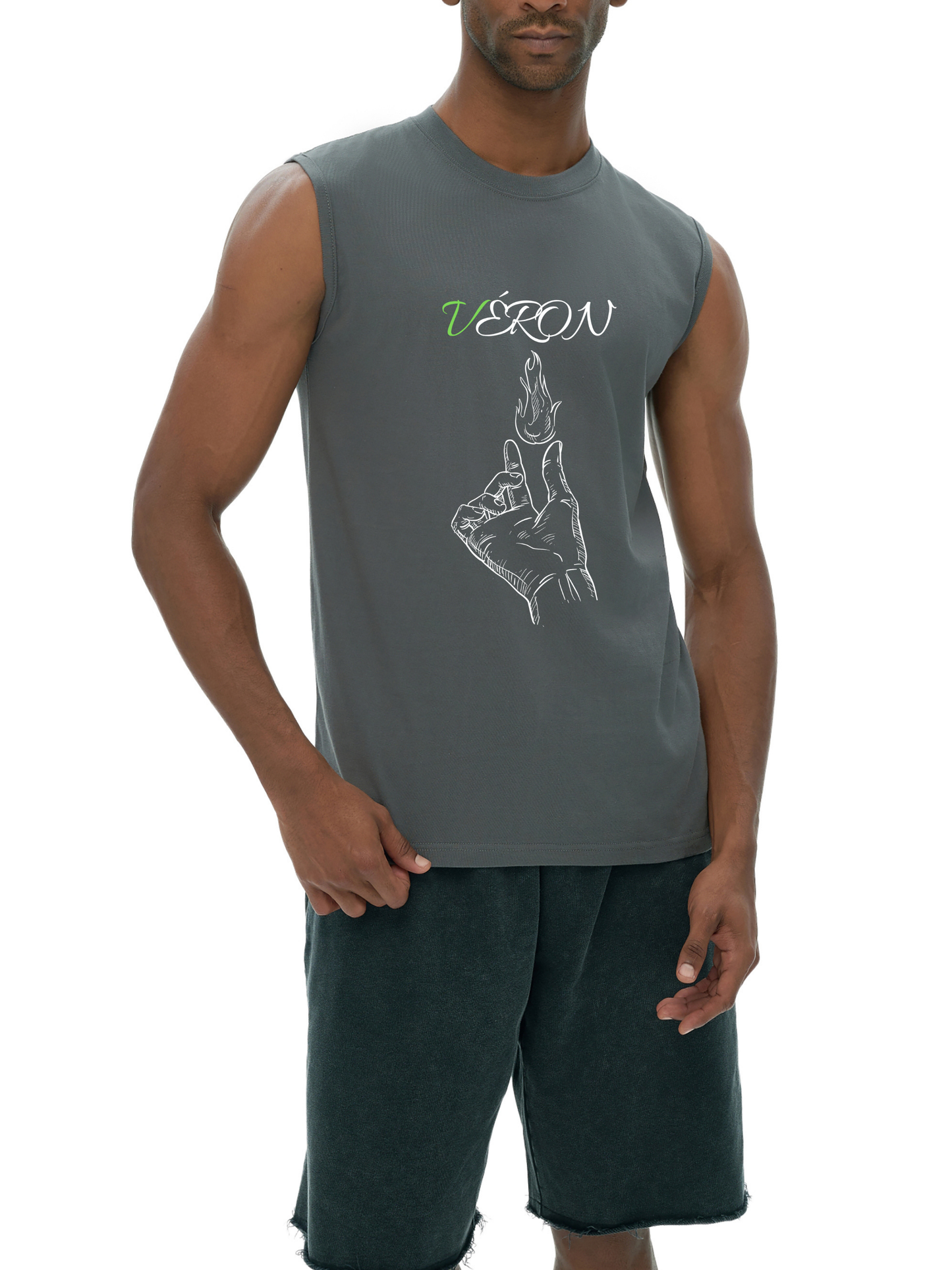 veron the flame tank top unisex streetwear 3