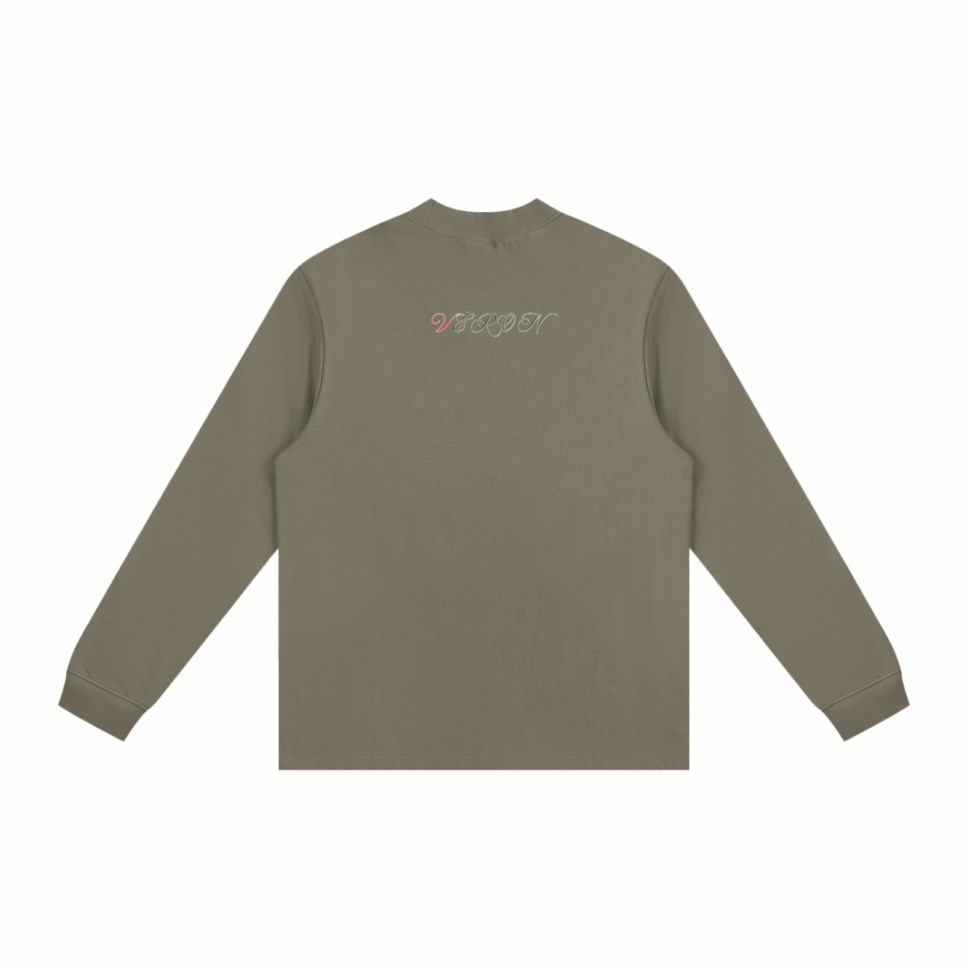 VÉRON premium sweater over casual outfit.