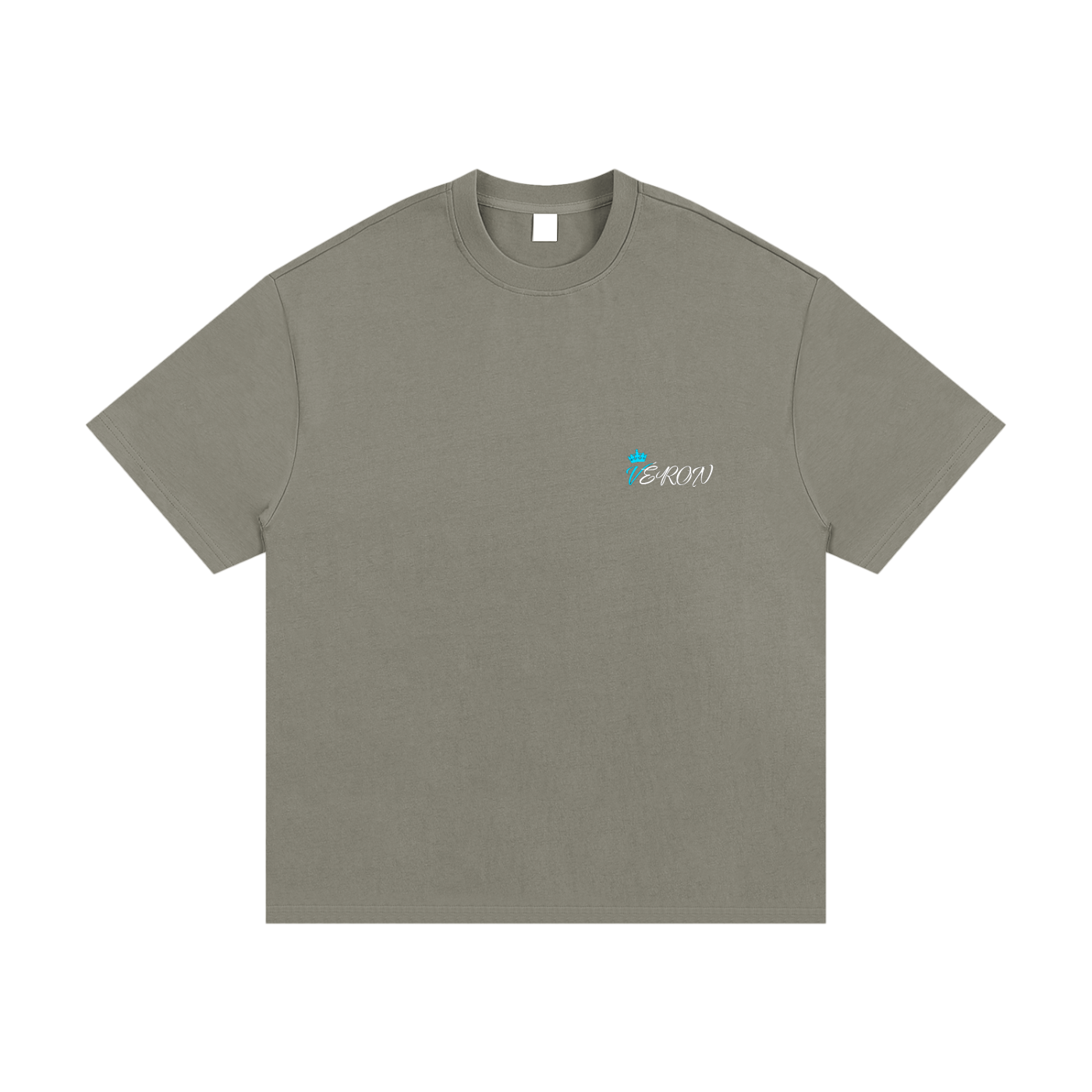 VÉRON Berkeley tee showing tailored unisex fit.