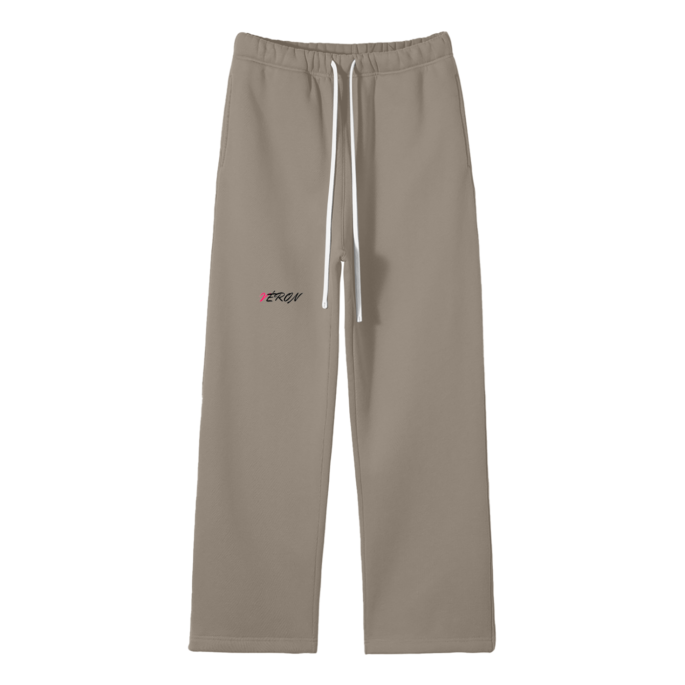 VÉRON Rue Royale Sweatpants waistband and drawstring close-up.