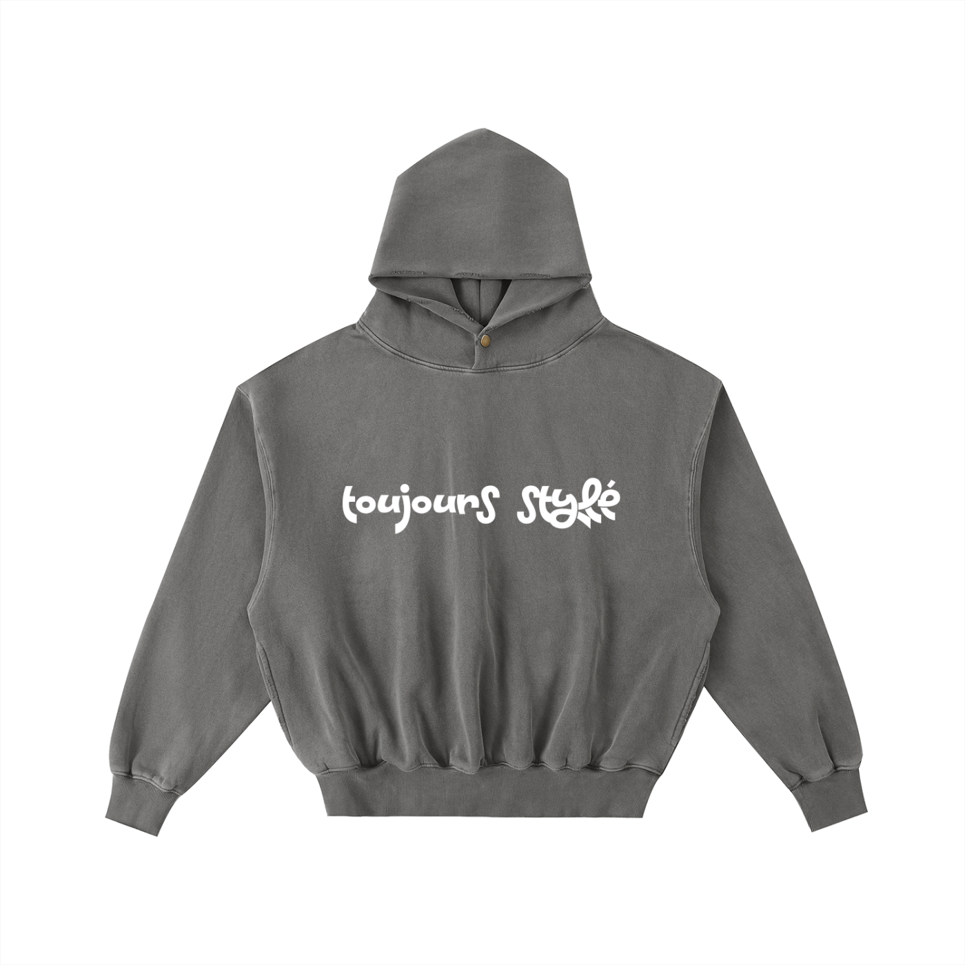 Washed heavyweight designer hoodie for men and women 7