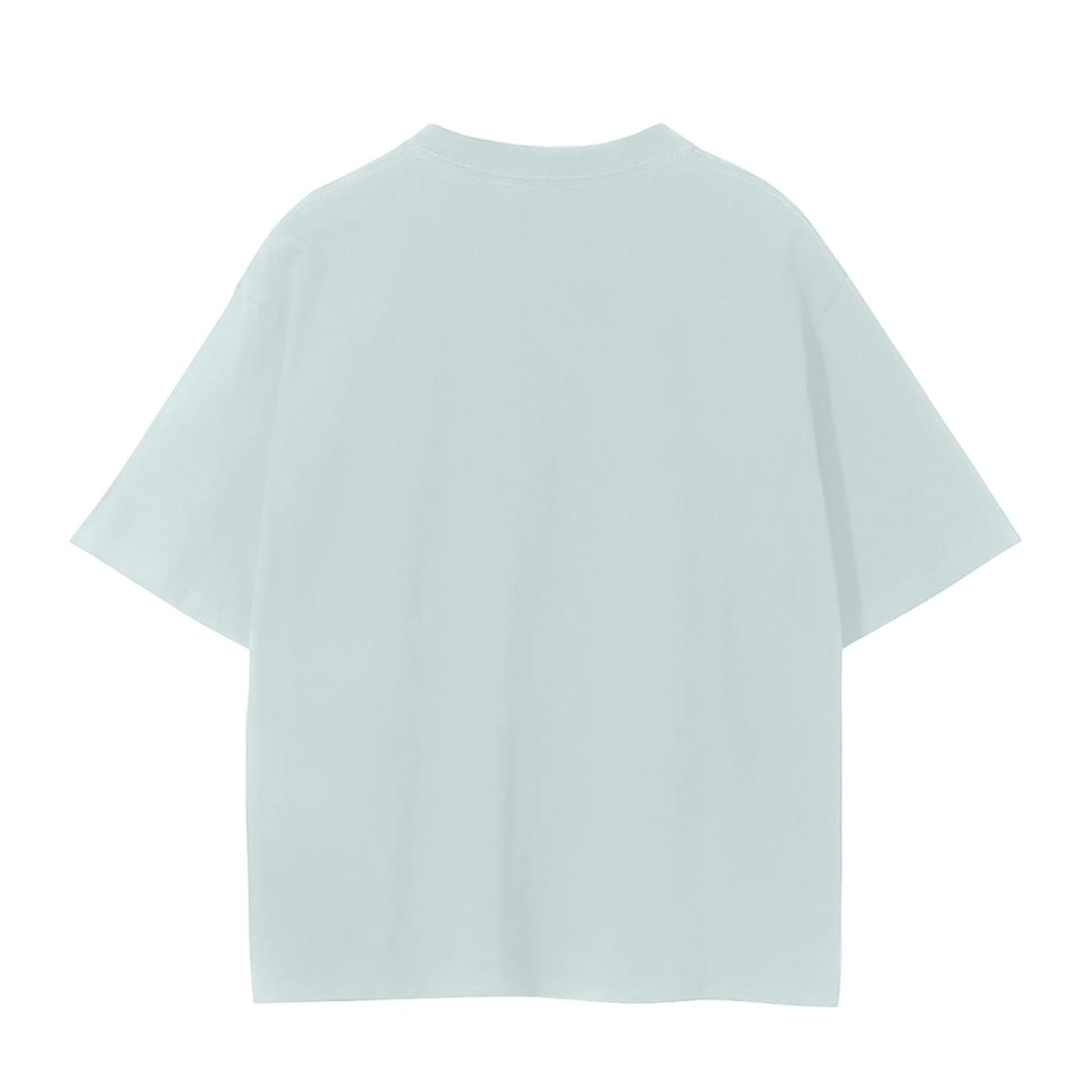 Light blue t-shirt on a white background