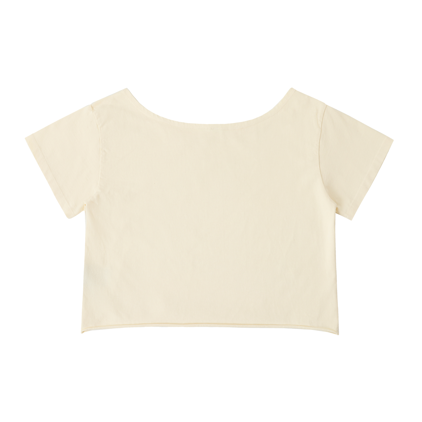 VÉRON La Fleur Women’s Premium T-Shirt back view with floral design.