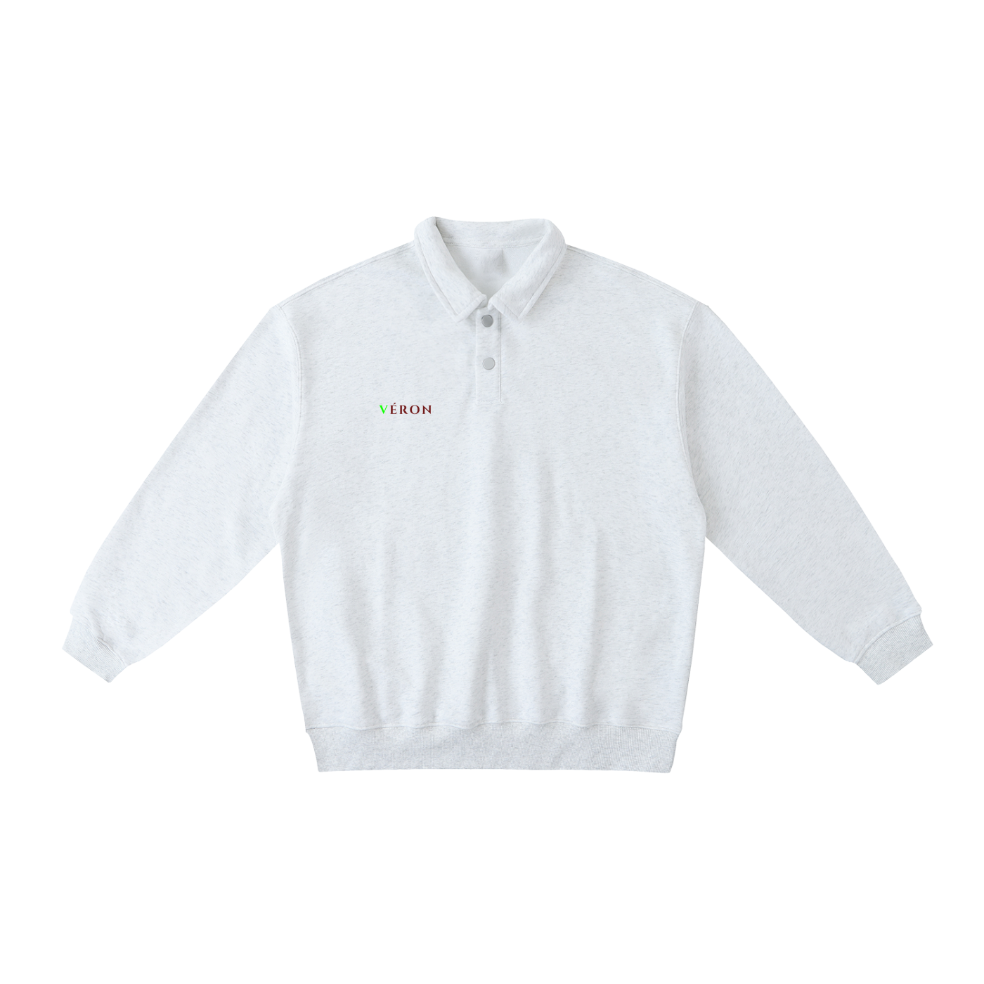 VÉRON heavyweight sweatshirt style.