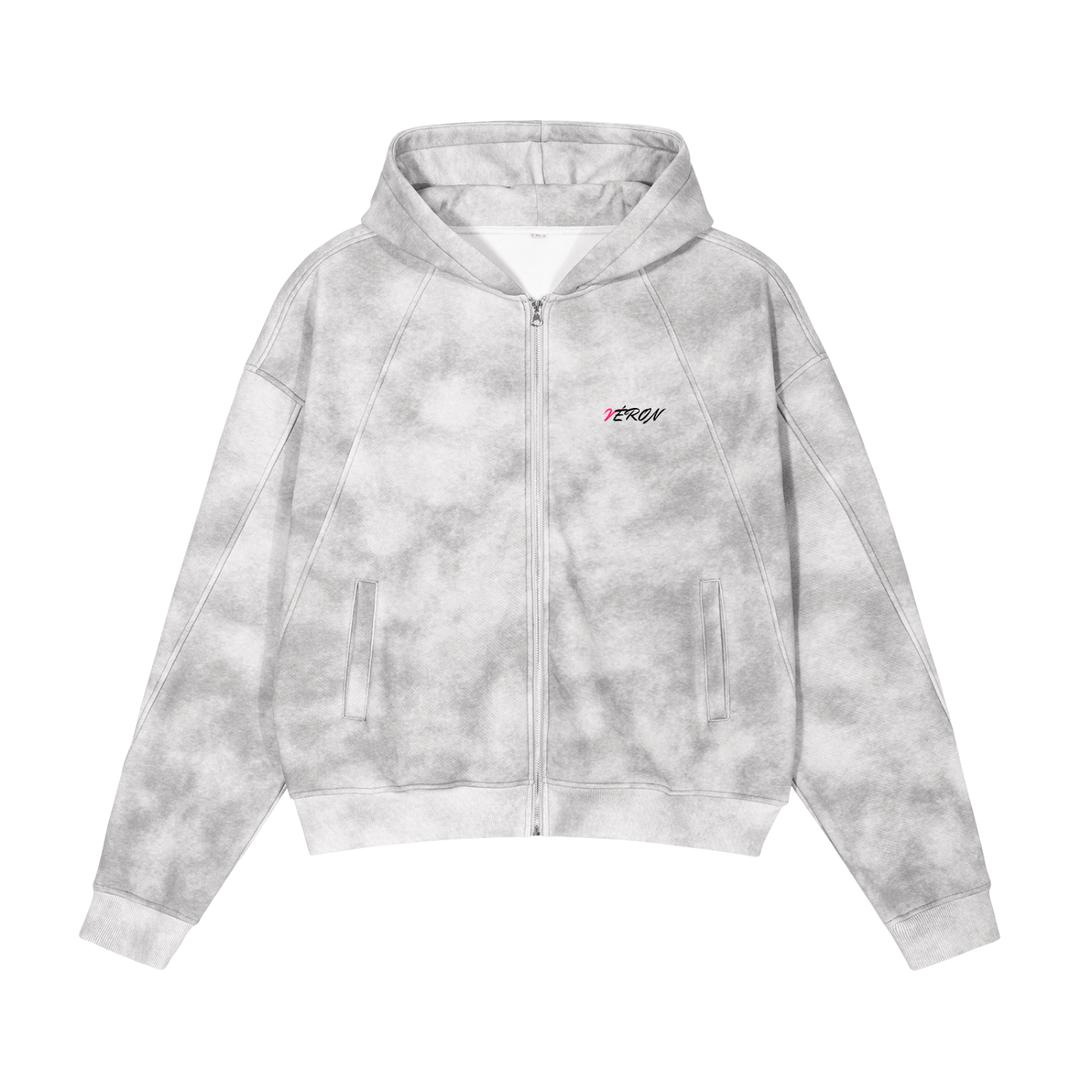 VERON Bold “ICI C’EST PARIS” streetwear hoodie design with Paris influence.