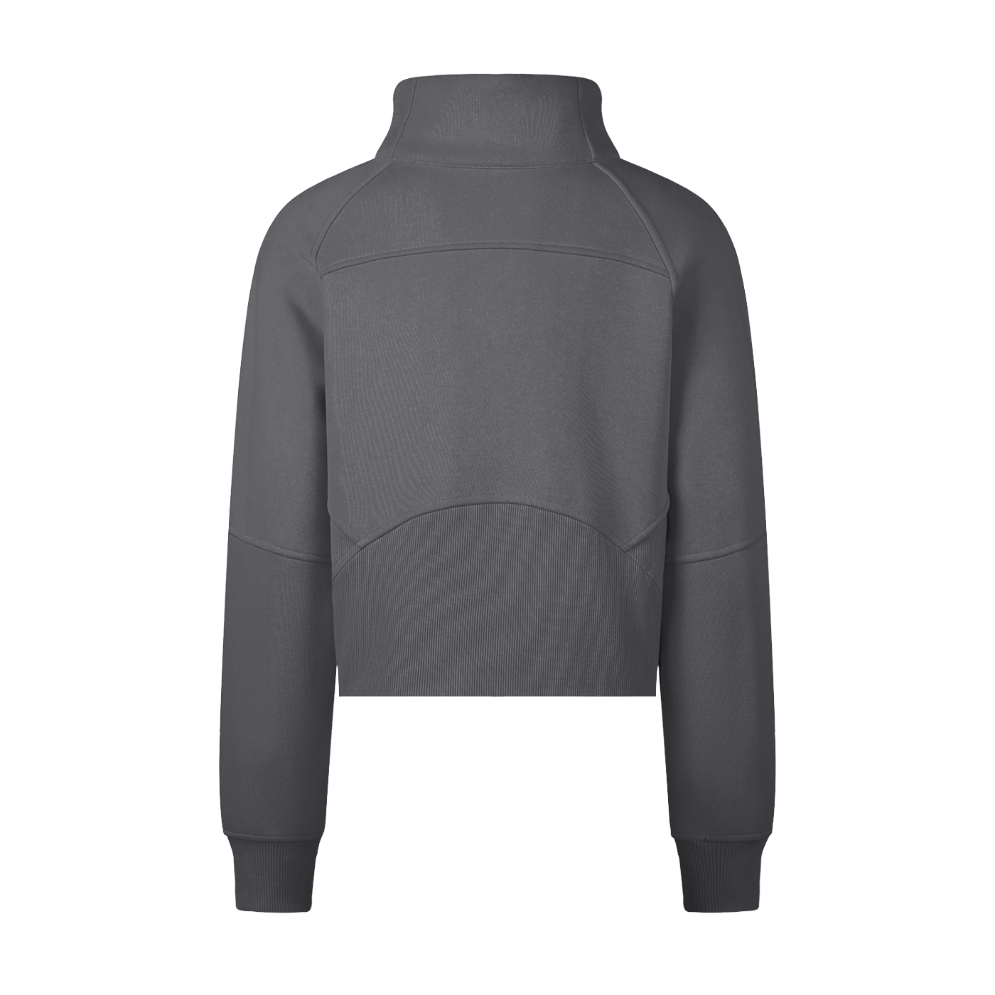 Gray sweatshirt on a white background