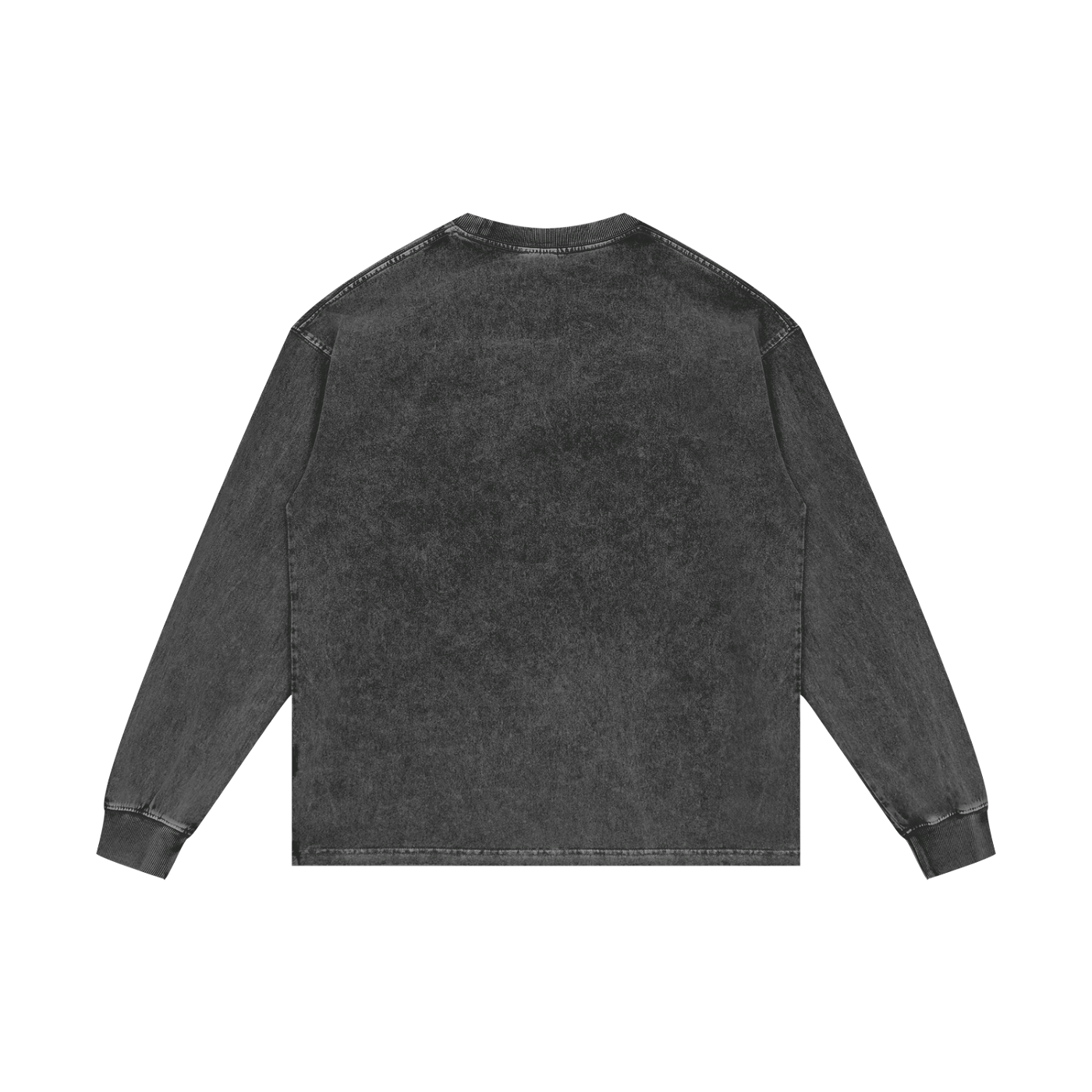Black denim jacket on a white background