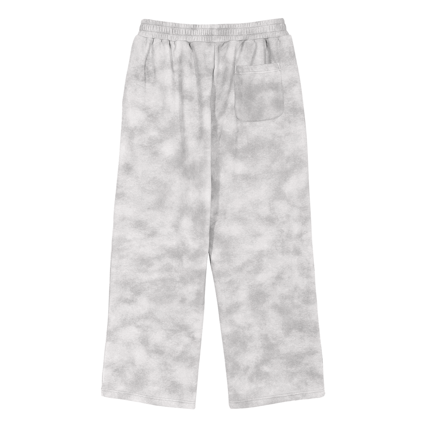 Back view of heavyweight unisex Paris sweatpants with VÉRON branding