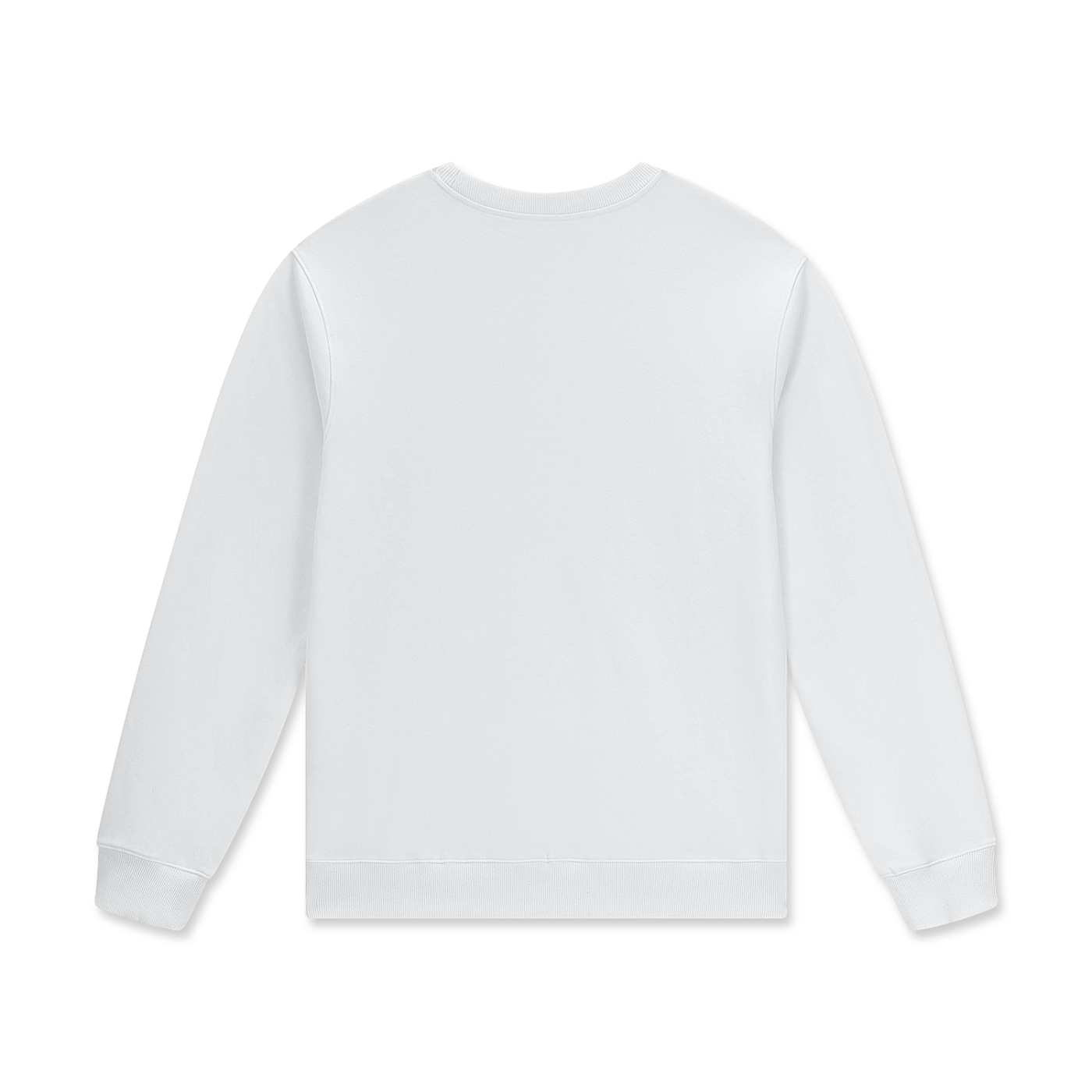 White long-sleeve shirt on a white background