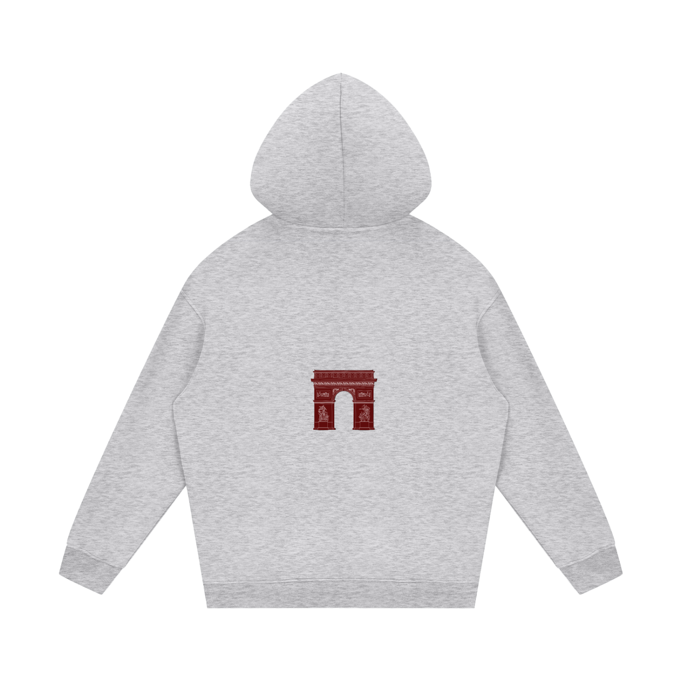 Unisex luxury streetwear hoodie by VÉRON, Arc de Triomphe edition 1.