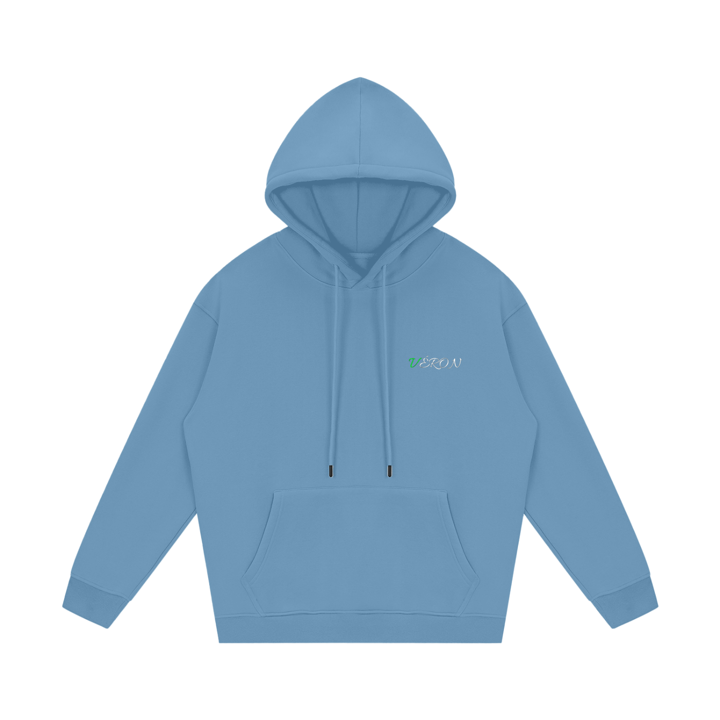 VÉRON Arc de Triomphe hoodie front view with embroidered Paris graphic 1.