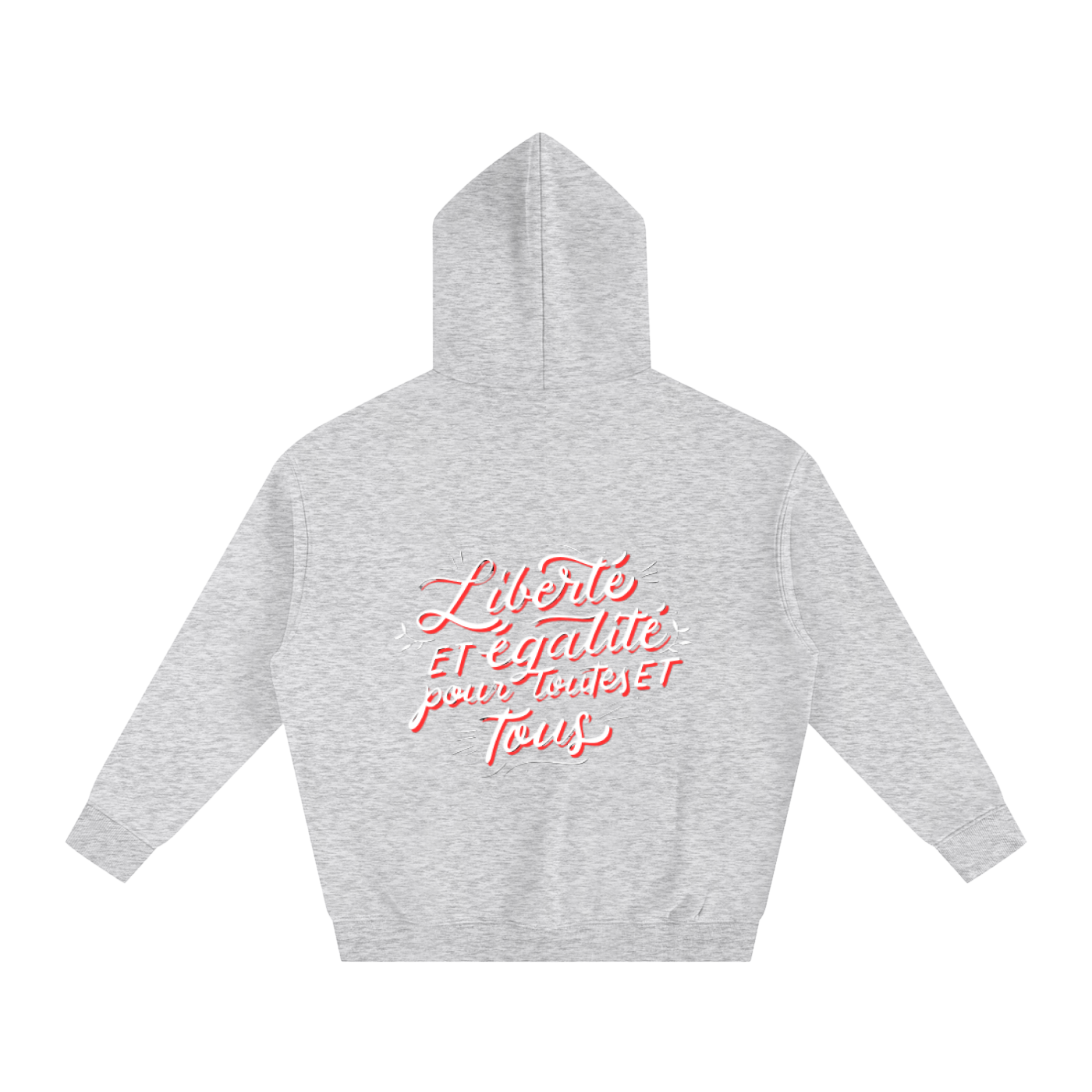 VÉRON La Liberté hoodie with casual streetwear.