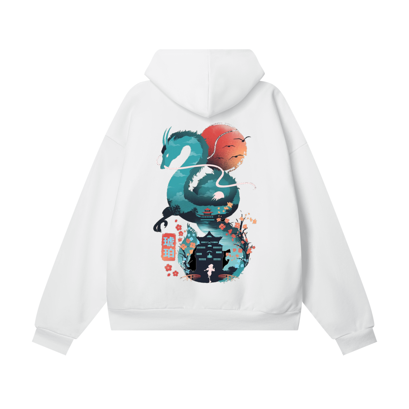 Model styling VÉRON heavyweight hoodie 5