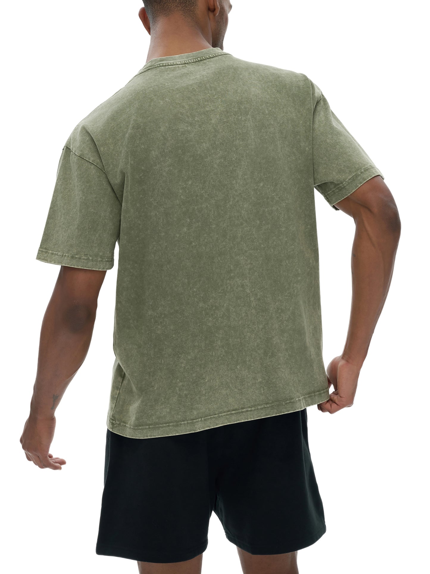 Model styling VÉRON Rue de Breteuil unisex designer streetwear shirt 2