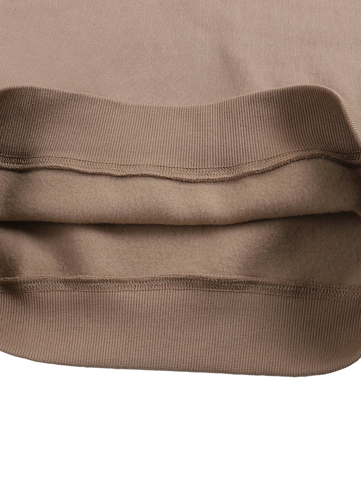 Close-up of a brown fabric texture