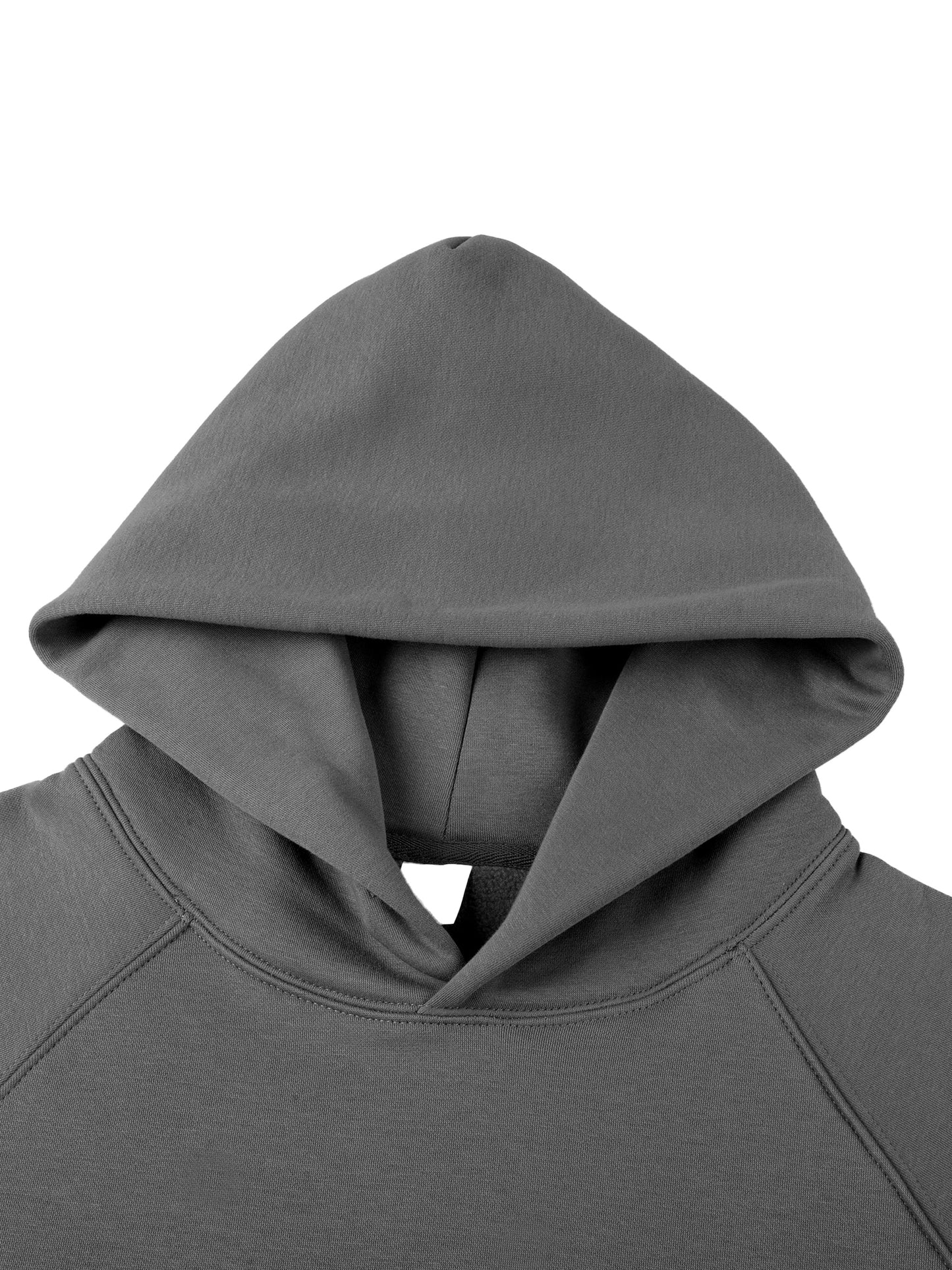 Gray hoodie on a white background