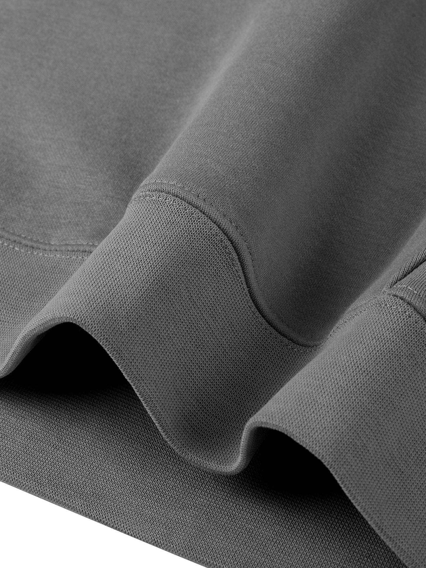 Close-up of a gray fabric texture