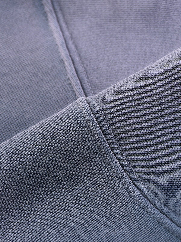 Close-up of a blue fabric texture