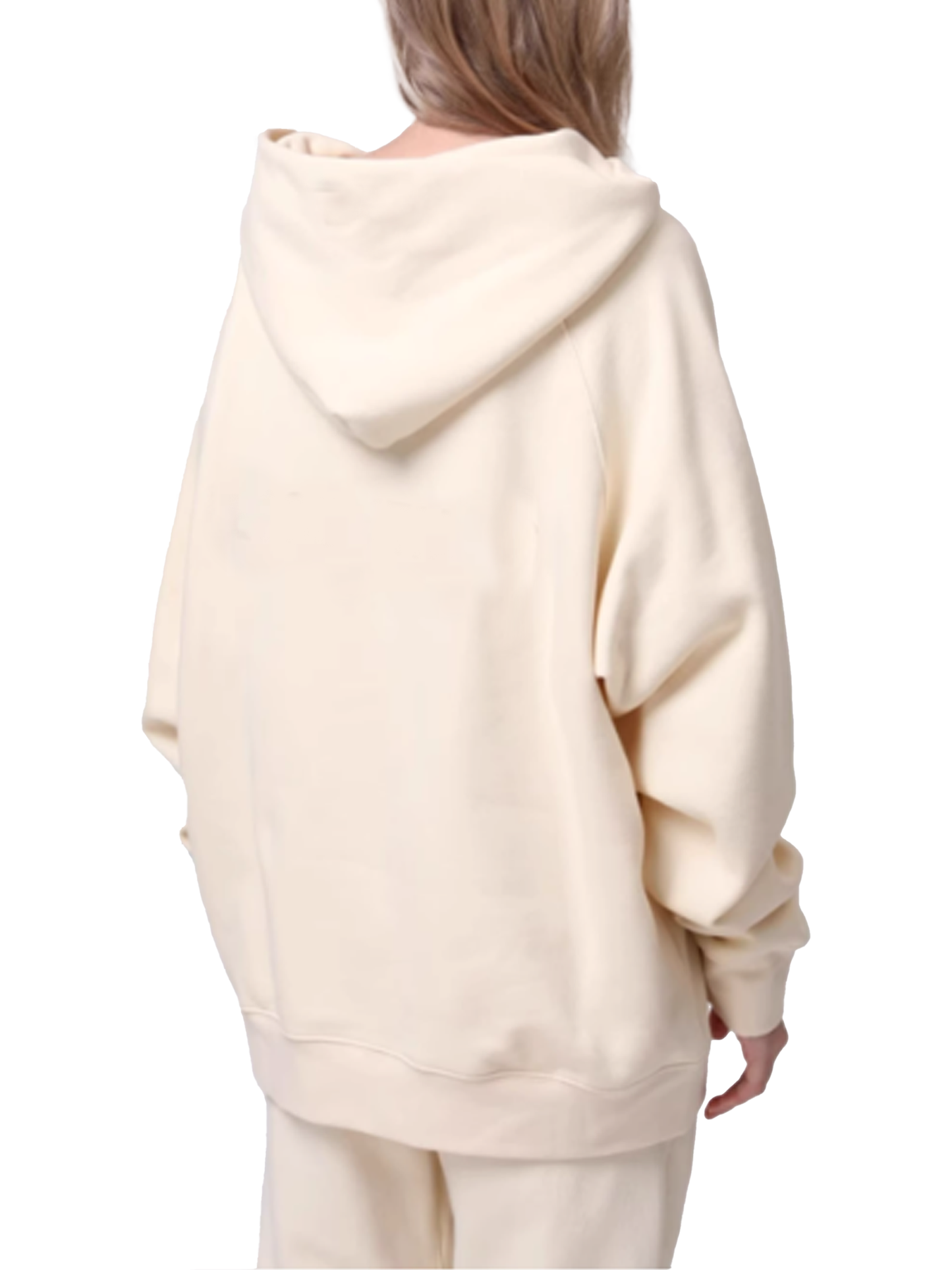 Model wearing VÉRON unisex Saint-Raphaël zip hoodie streetwear style 4