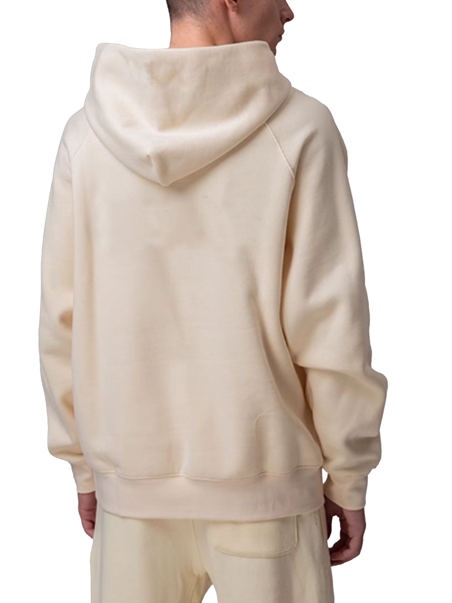 Model wearing VÉRON unisex Saint-Raphaël zip hoodie streetwear style 2