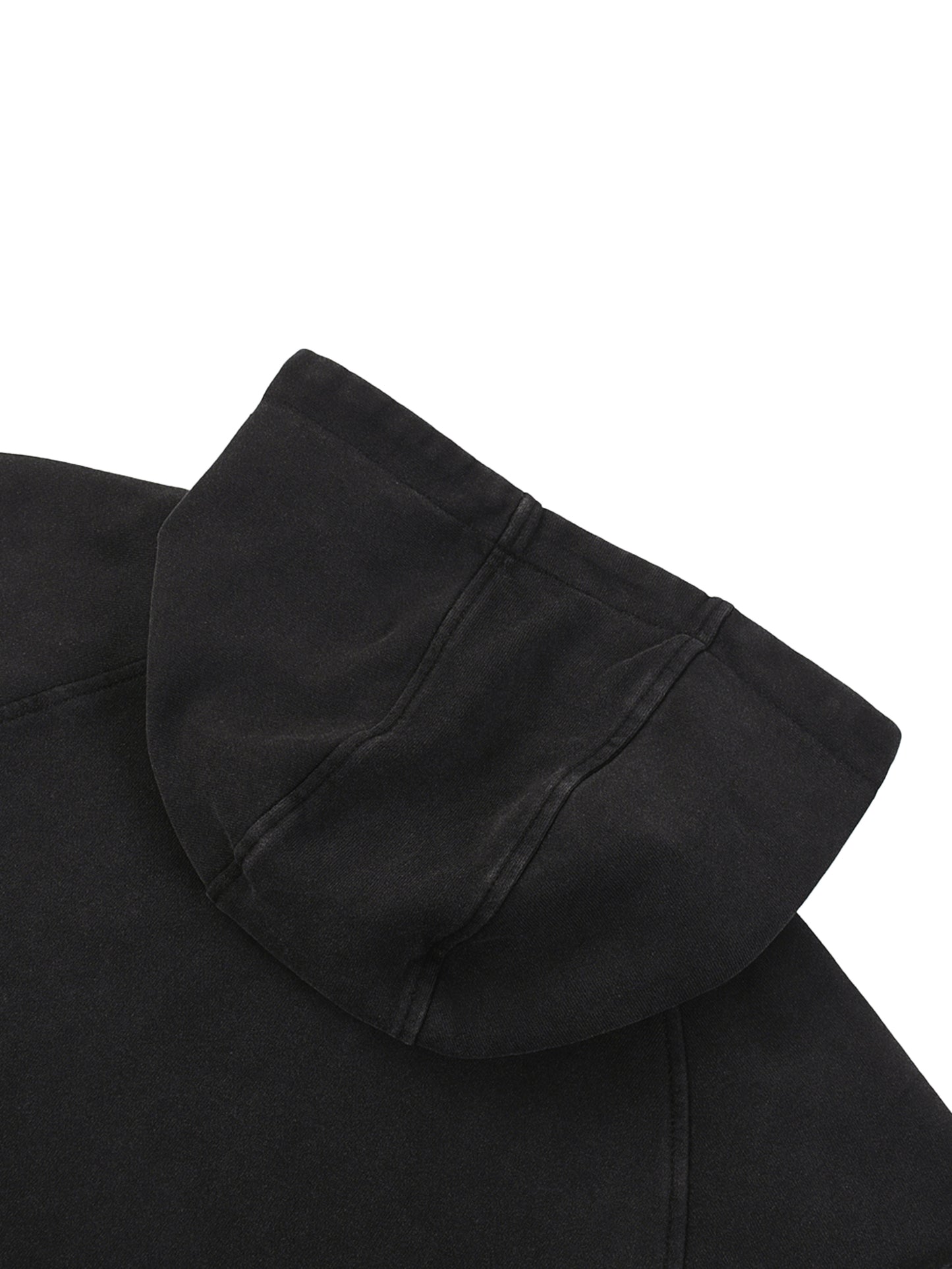 Close-up of emerald crown design on VÉRON sleeveless hoodie